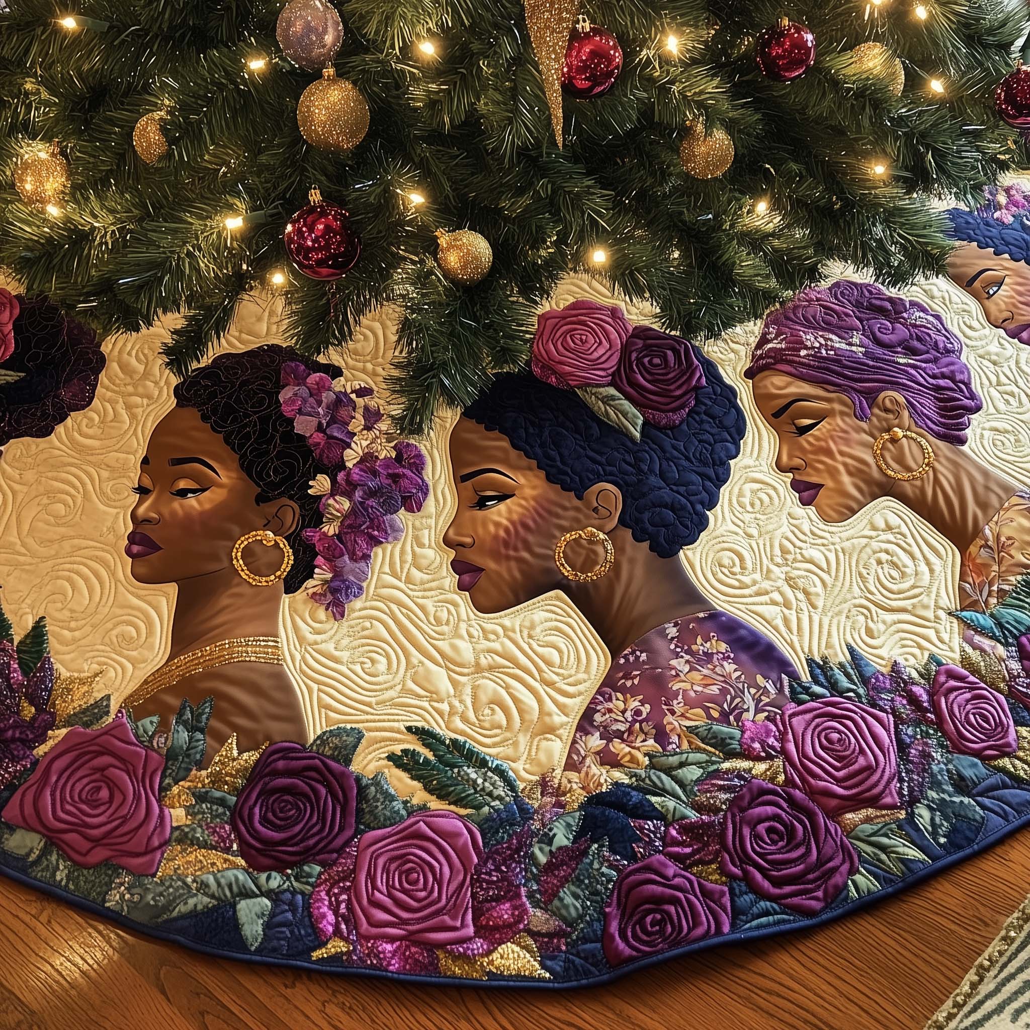 Proud Legacy Quilted Tree Skirt GFTONL7005