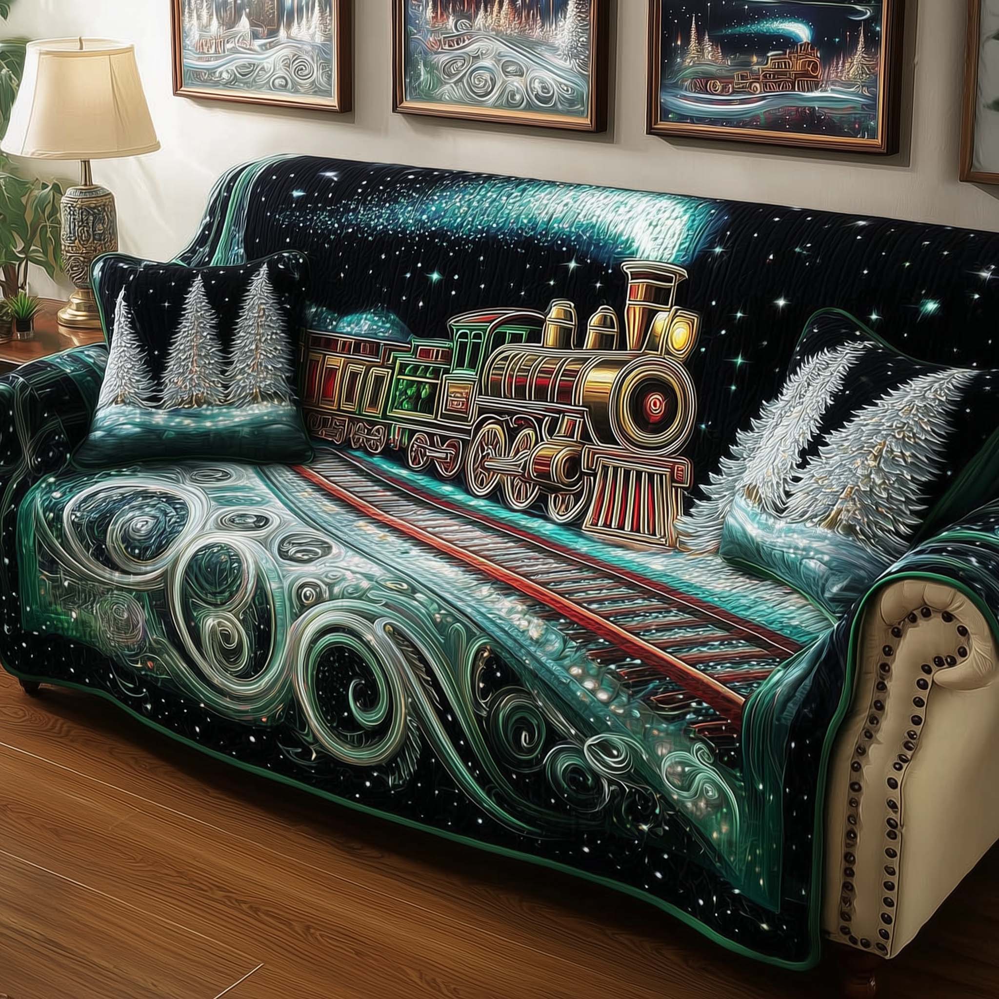Magical Journey Quilted Sofa Cover GFTONL7201