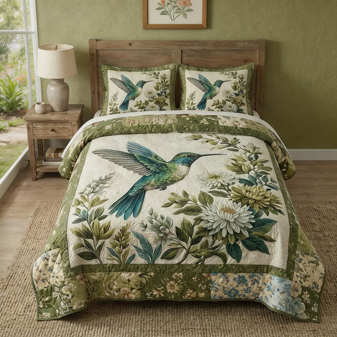Gentle Wings 3-Piece Quilted Bedding Set GFTONL7335