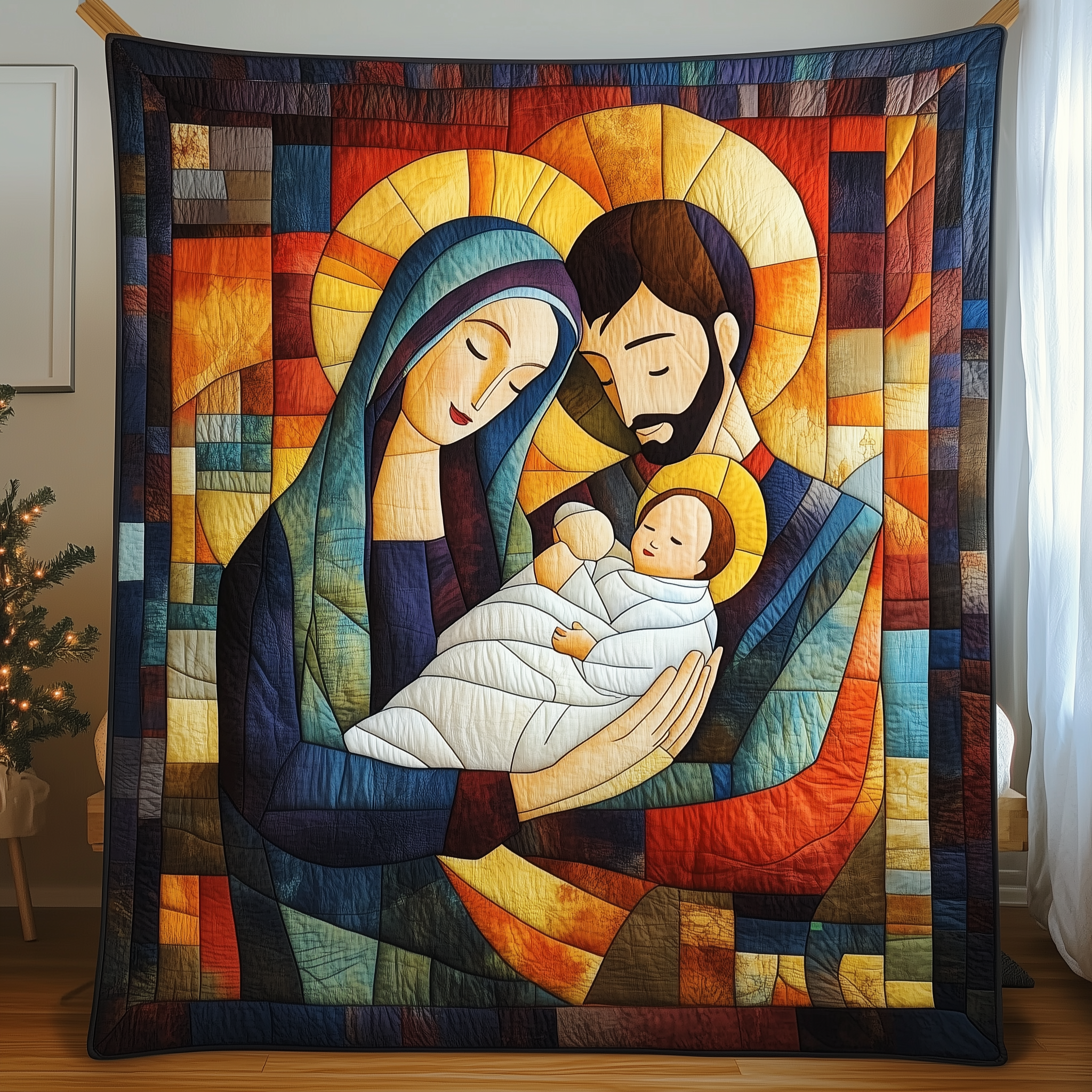Holy Family Quilted Blanket GFTONL954