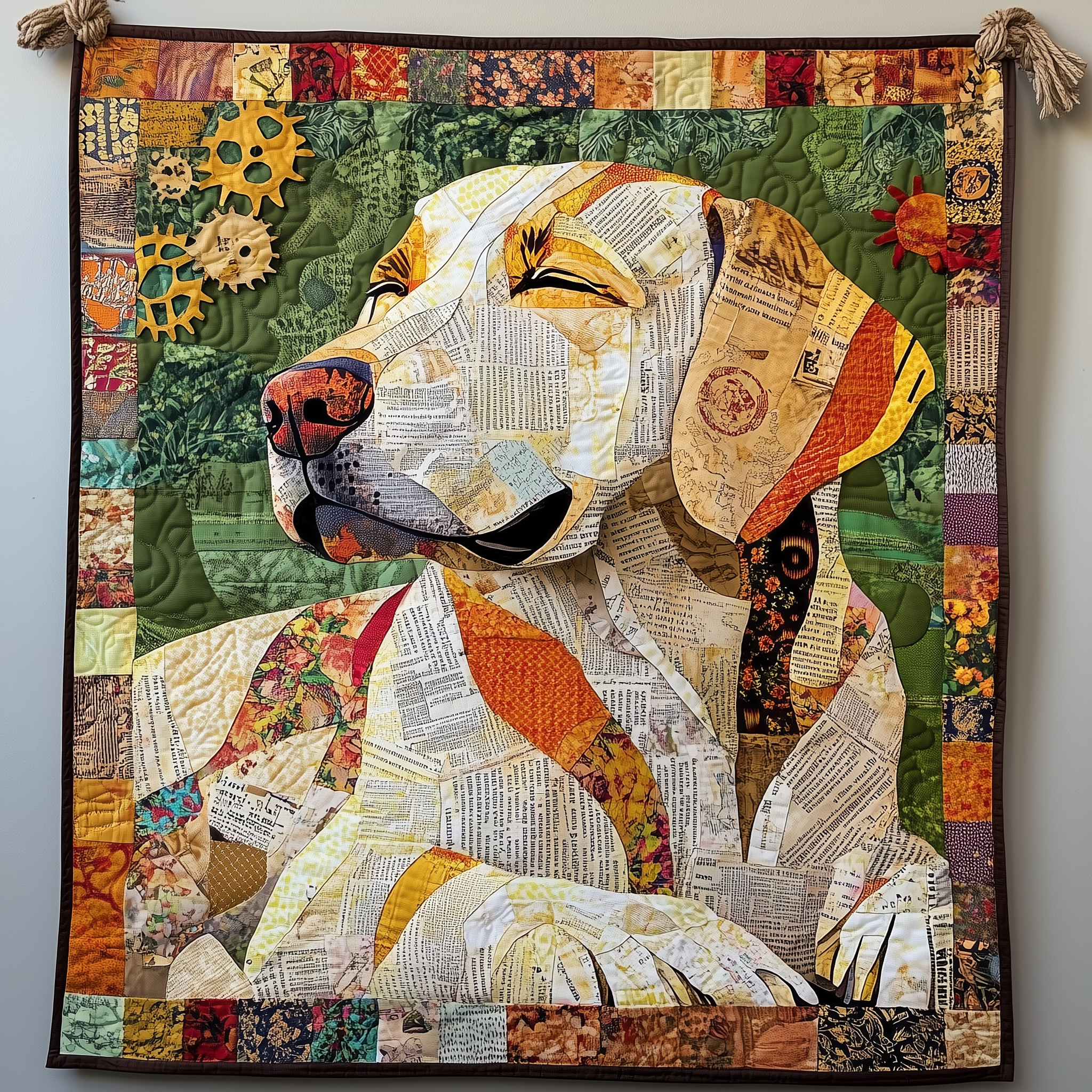 Peaceful Labrador Retriever Quilted Blanket GFTONL993