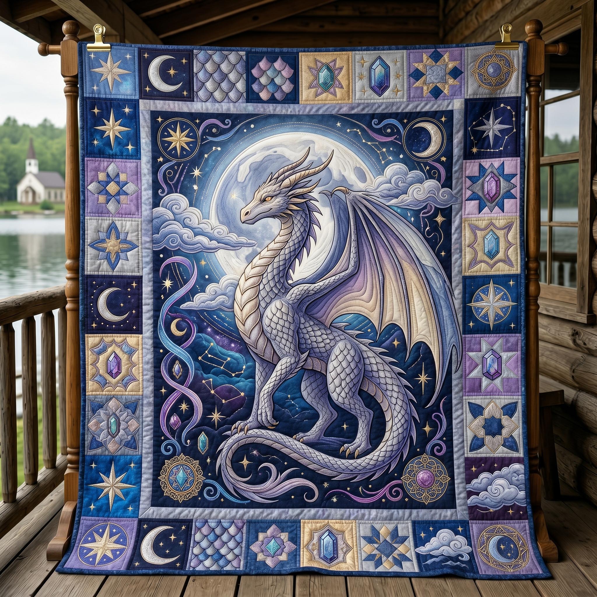 Mystic Dragon Quilted Blanket GFTONMU590