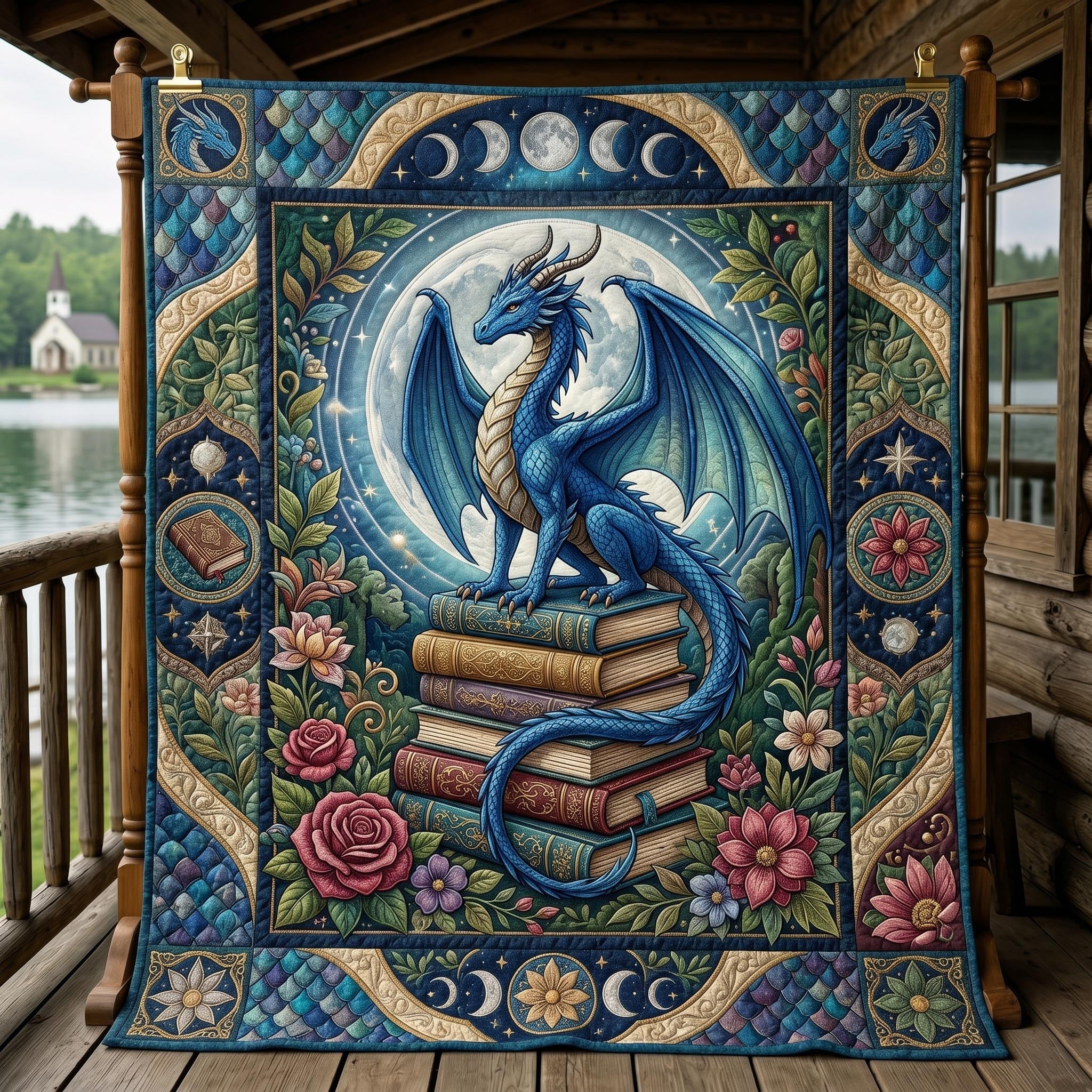 Mystic Dragon Quilted Blanket GFTONMU594