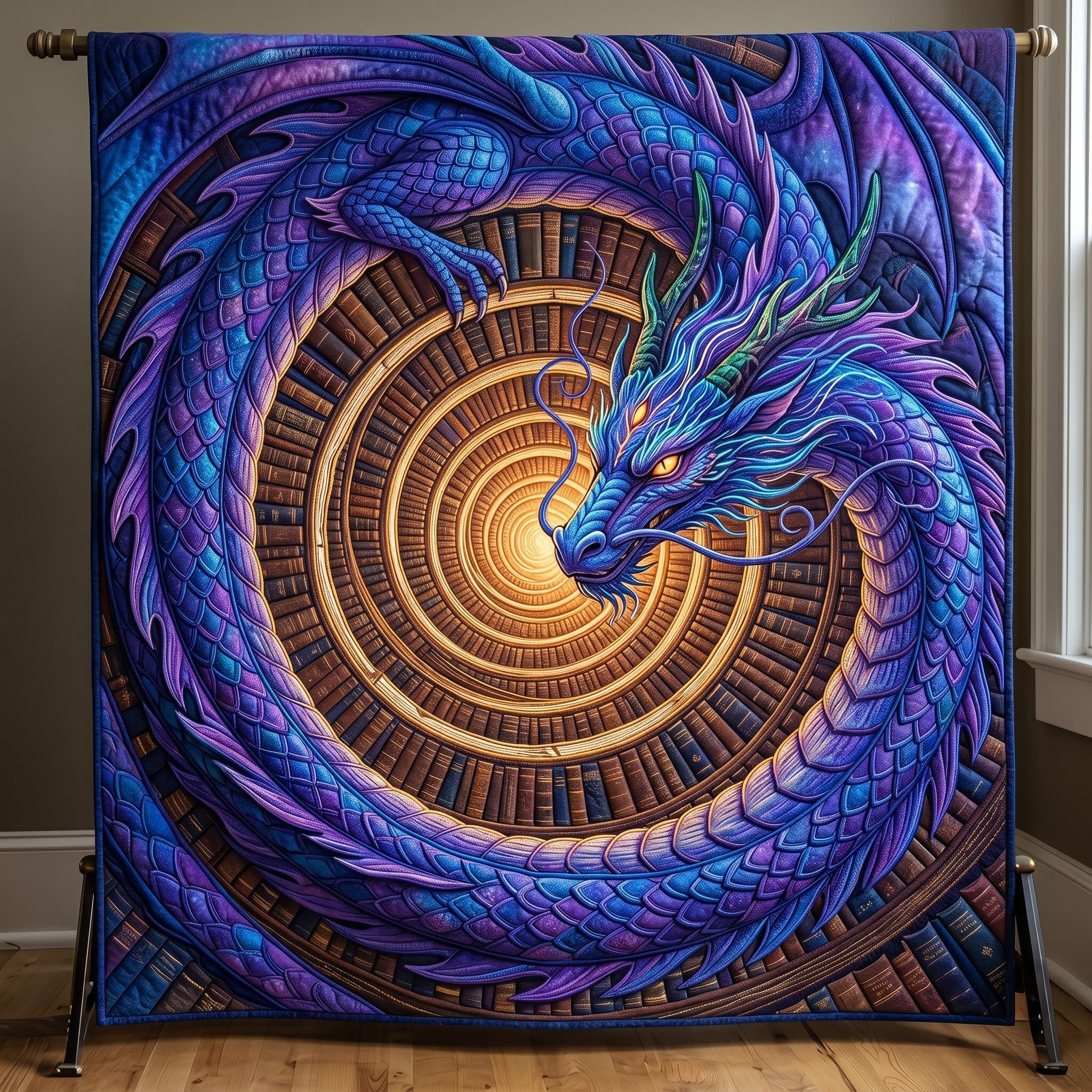Mystic Dragon Quilted Blanket GFTONMU596