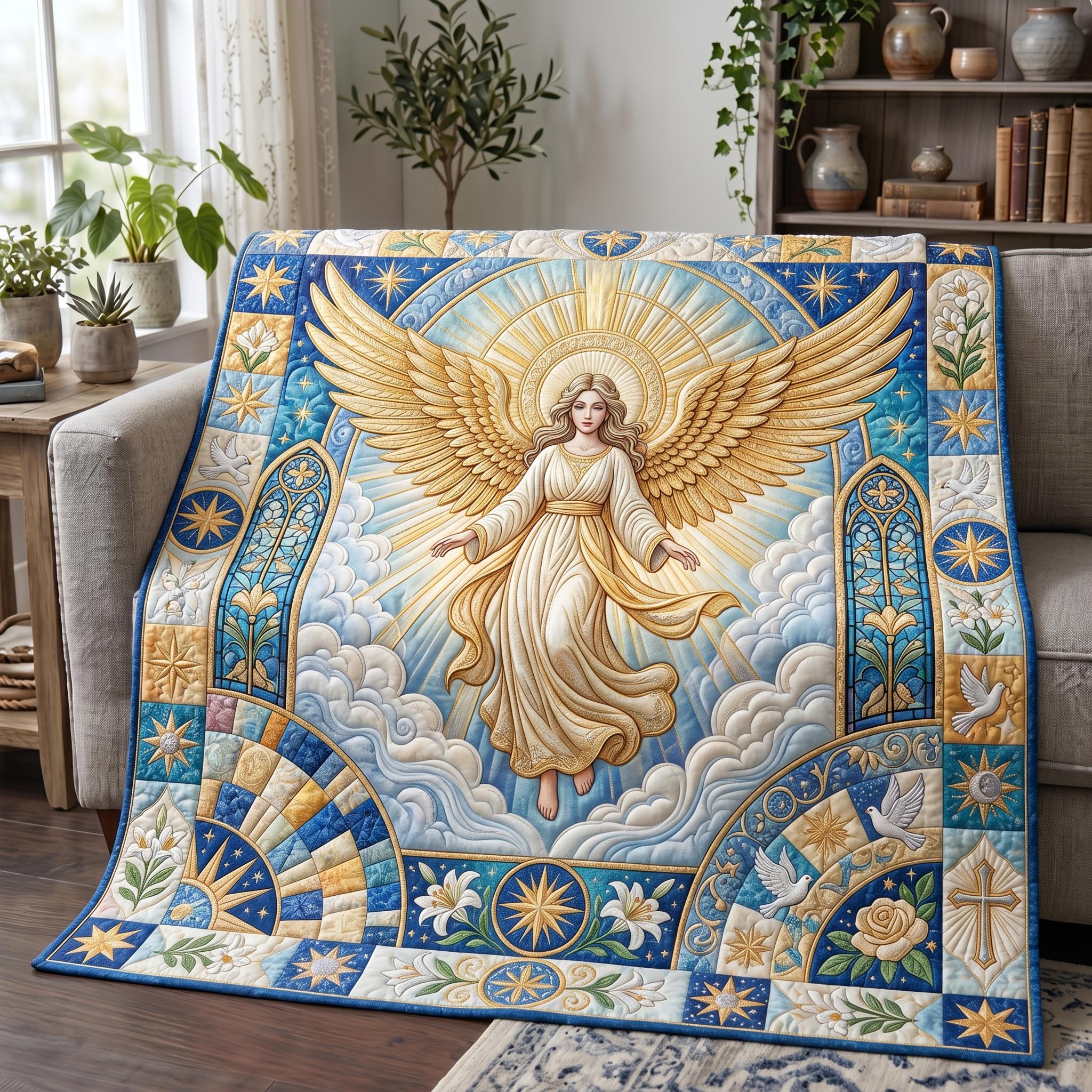 Guardian Angel Quilted Blanket GFTONMU729