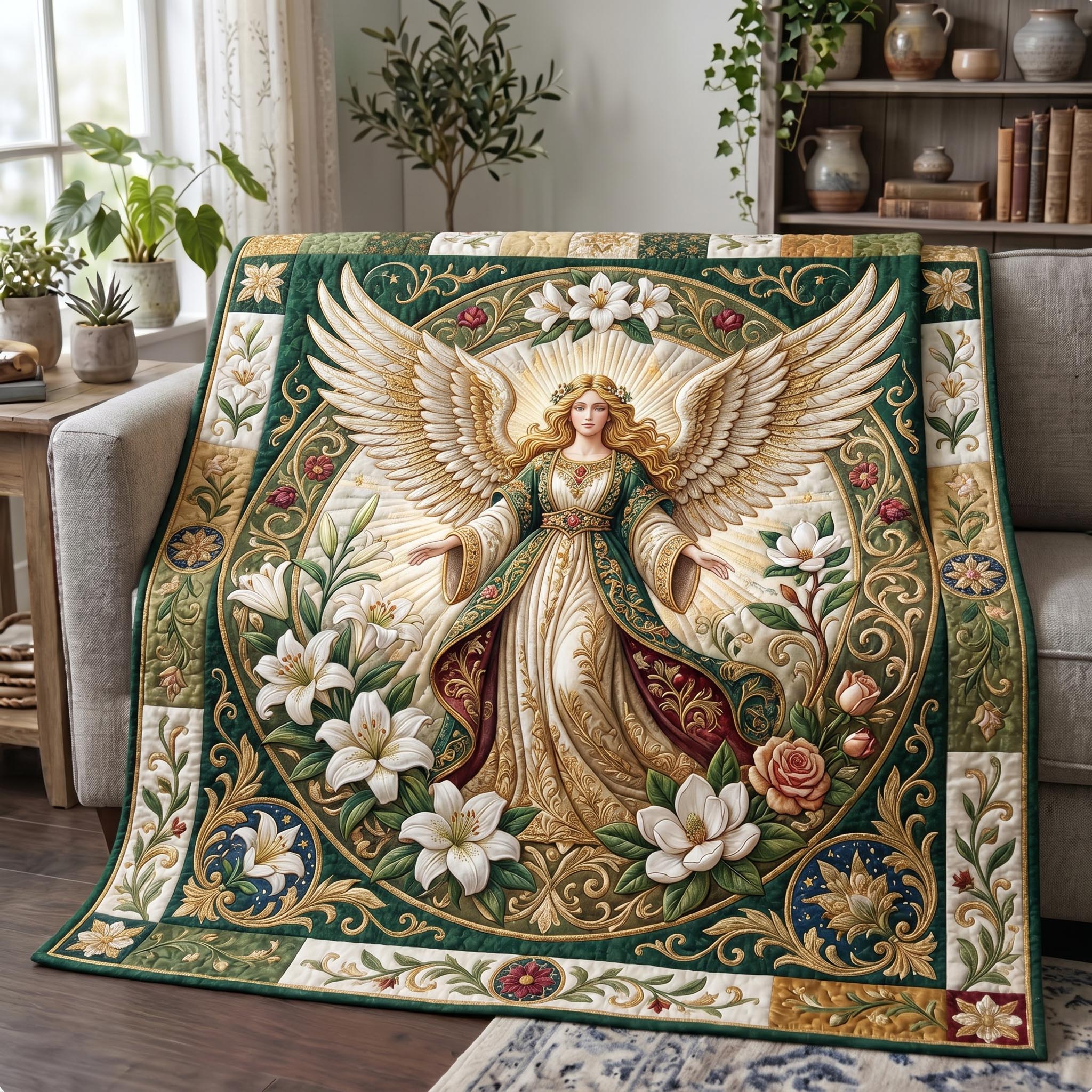 Guardian Angel Quilted Blanket GFTONMU732