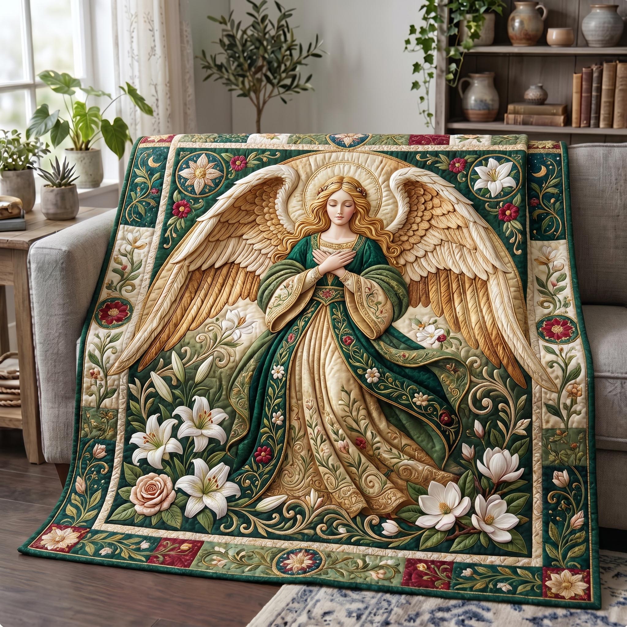 Guardian Angel Quilted Blanket GFTONMU733