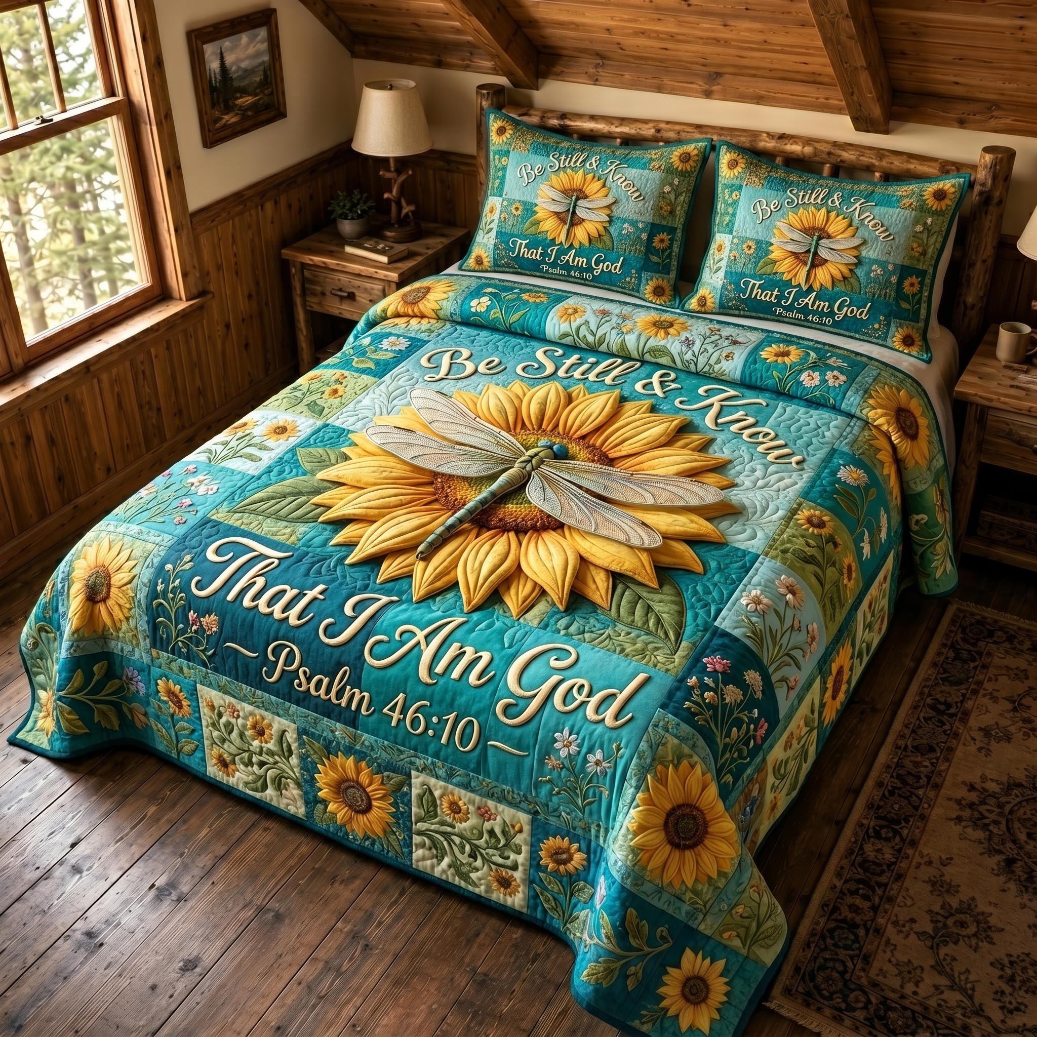 Christian Faith 3-Piece Quilted Bedding Set GFTONMU876