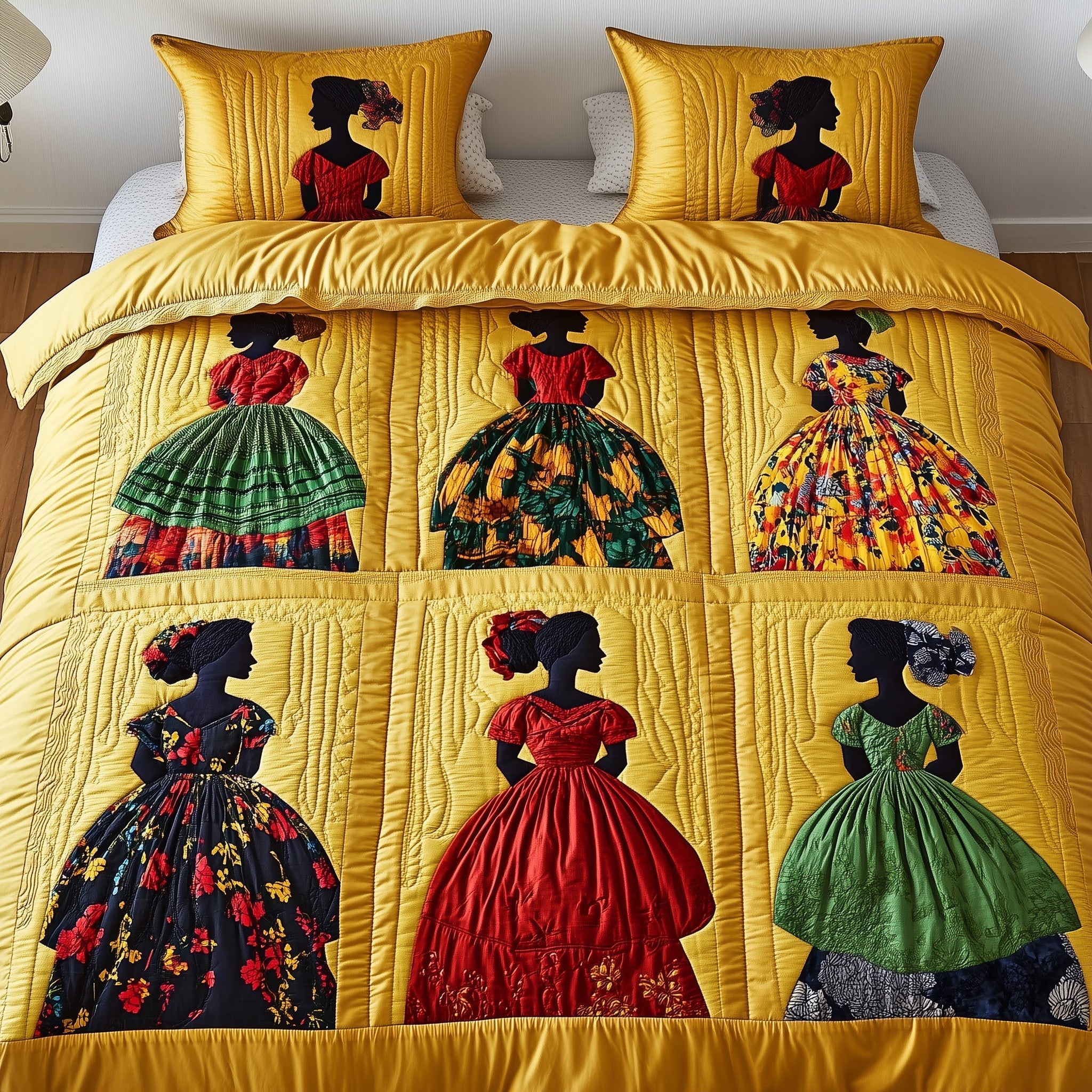 Juneteenth 3-Piece Quilted Bedding Set