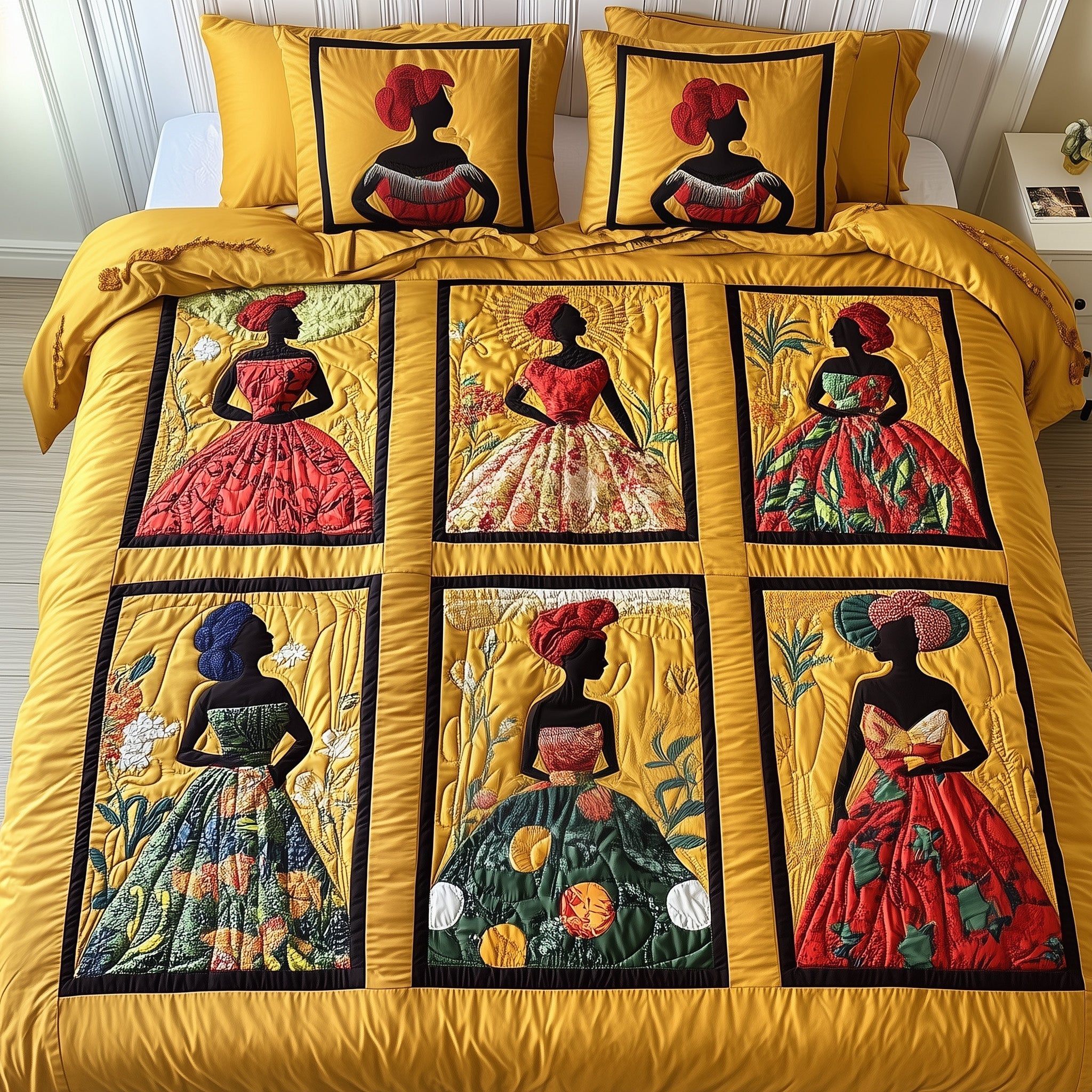 Juneteenth 3-Piece Quilted Bedding Set