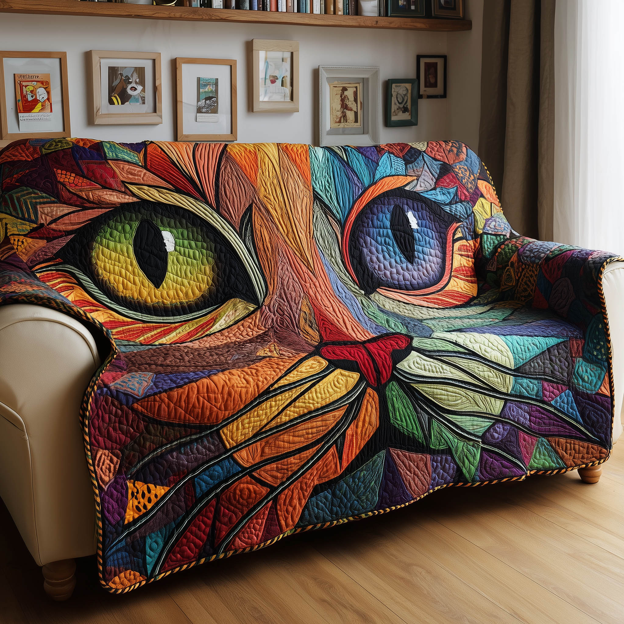 Catitude Quilted Sofa Cover GFTONT4971