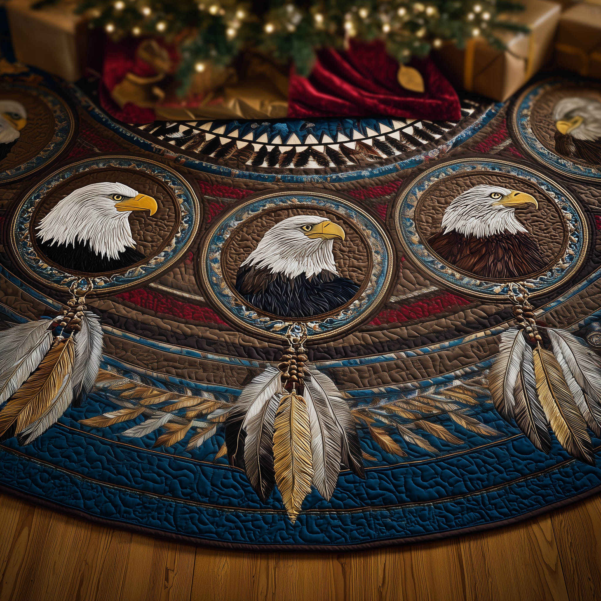 Tribal Soul Quilted Tree Skirt GFTONT5486