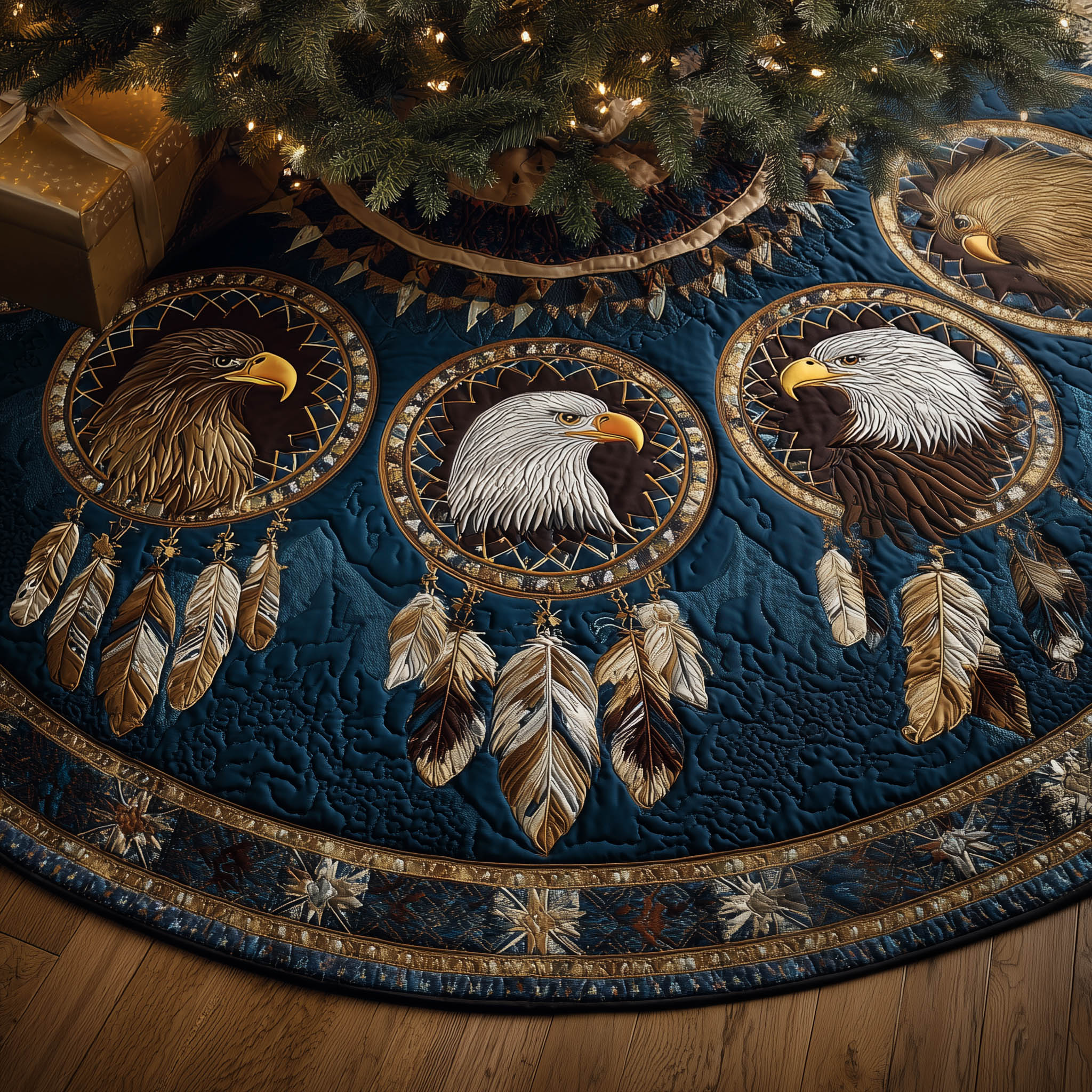 Tribal Soul Quilted Tree Skirt GFTONT5488