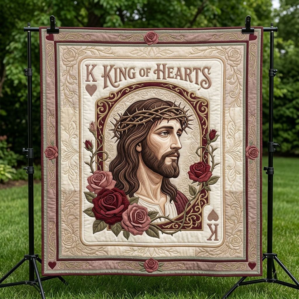 King Of Heart Quilted Blanket GFTOPND500