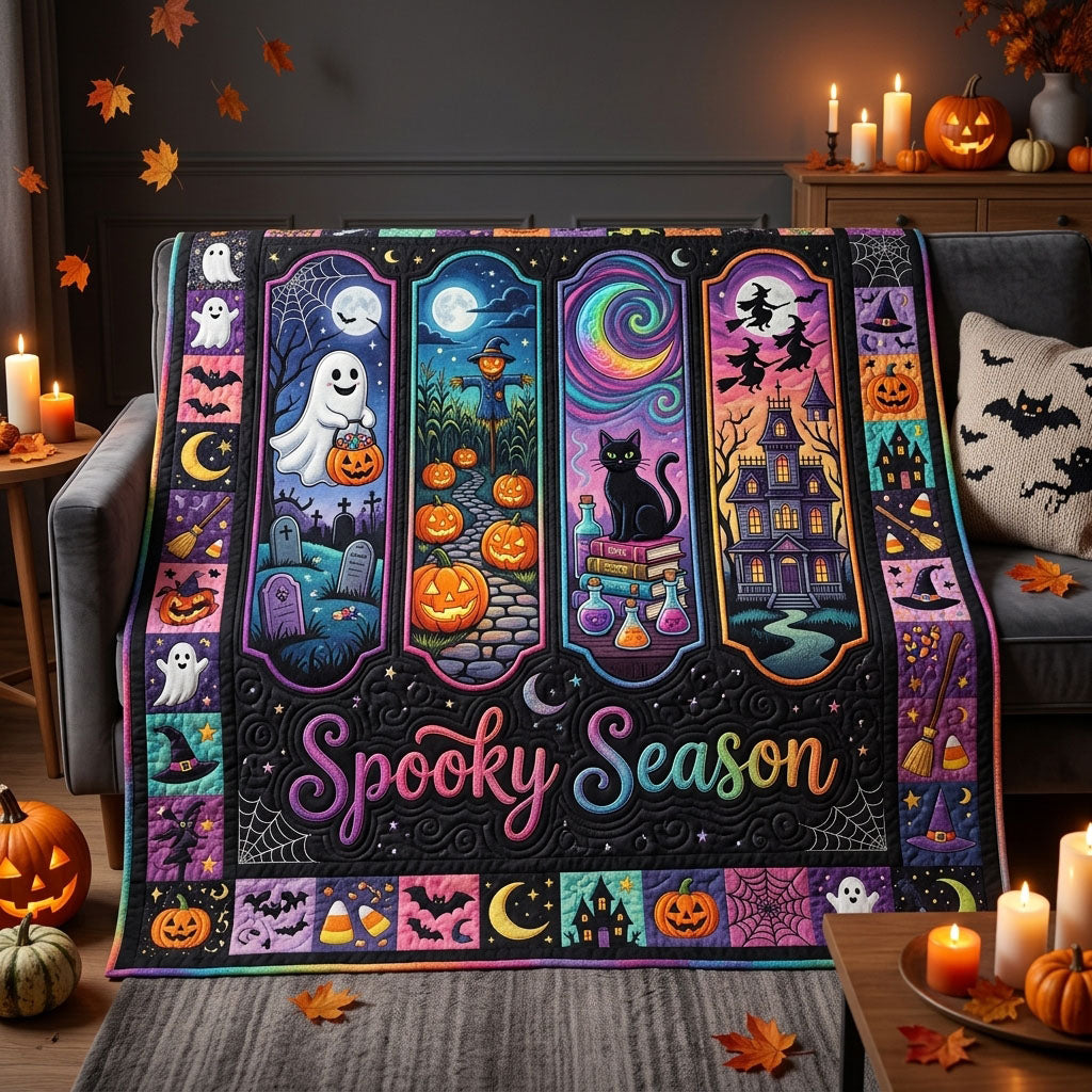 Spooky Season Quilted Blanket GFTOPND962