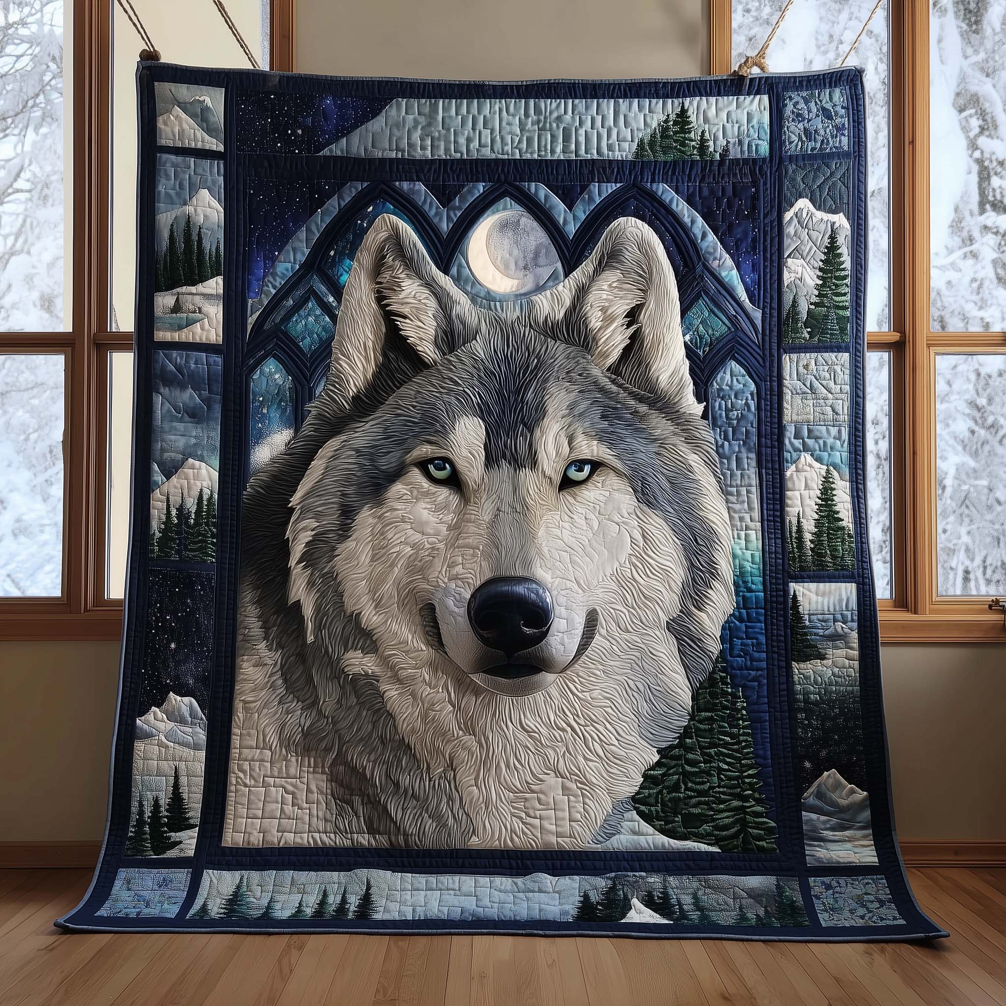 Lunar Pines Quilted Blanket GFTOQM1700