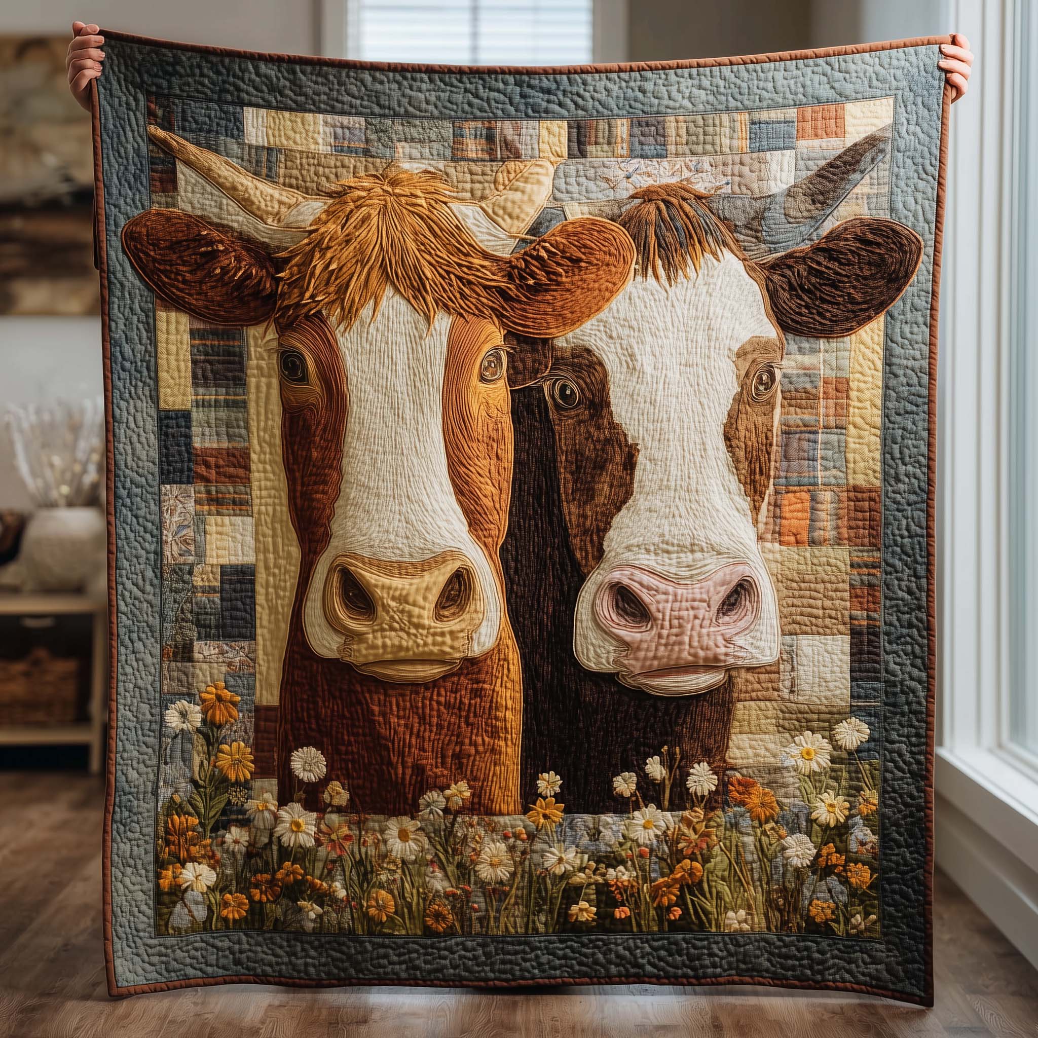 Country Pair Quilted Blanket GFTOQM1704