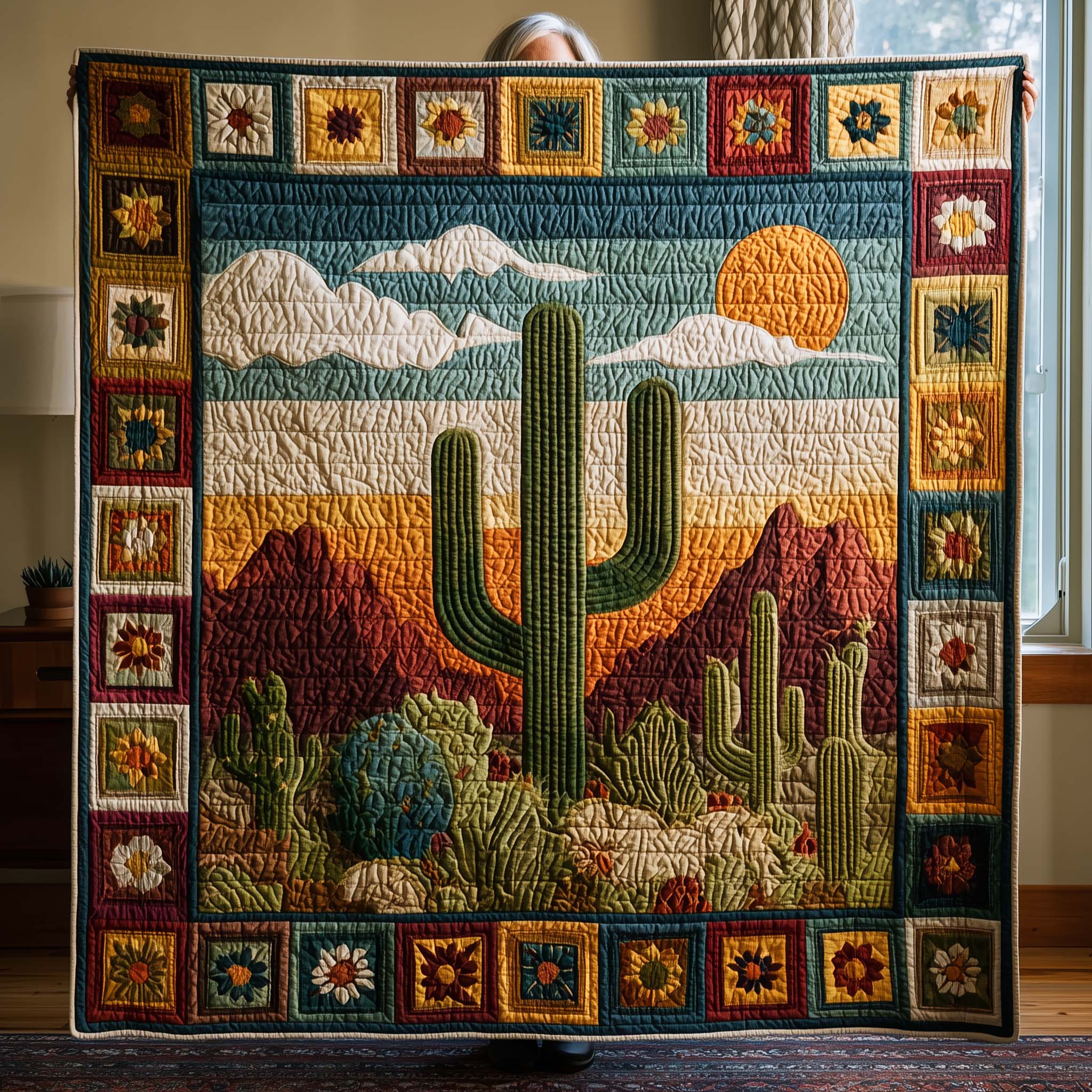 Desert Sun Quilted Blanket GFTOQM1783