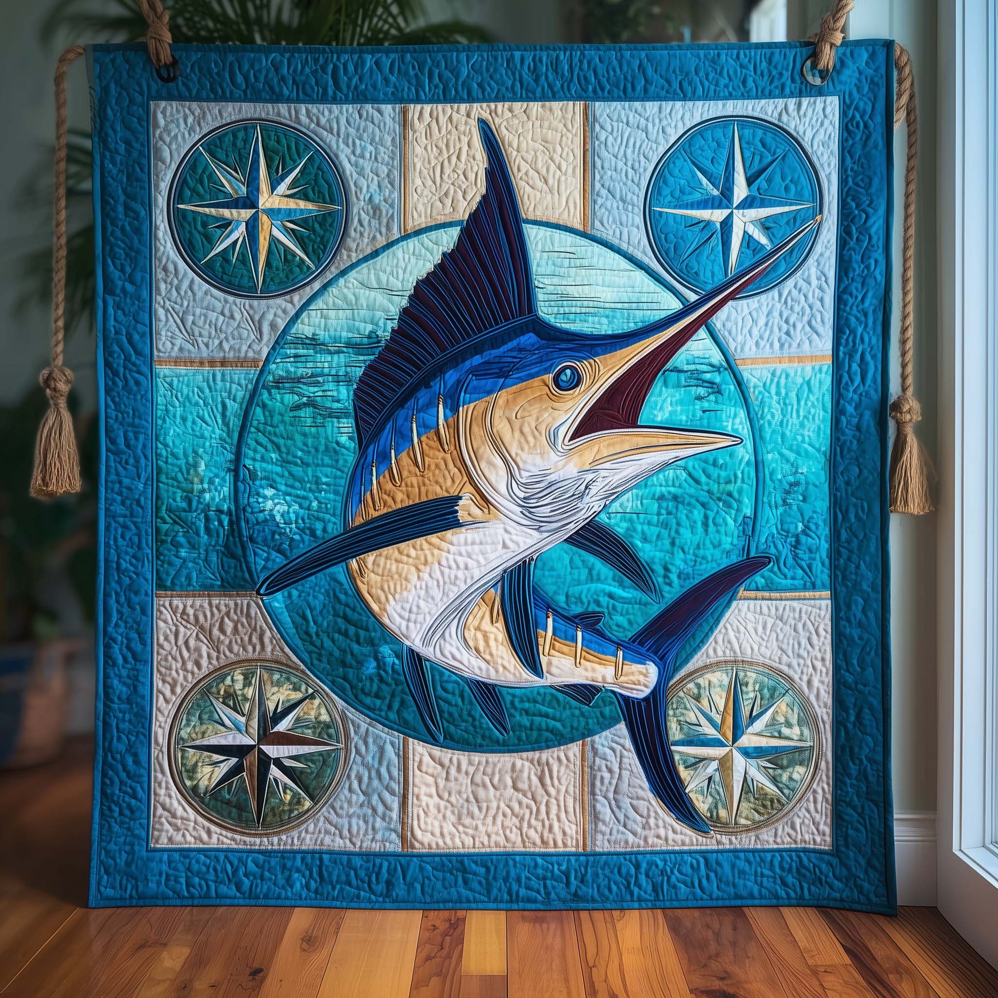 Compass Marlin Quilted Blanket GFTOQM1785