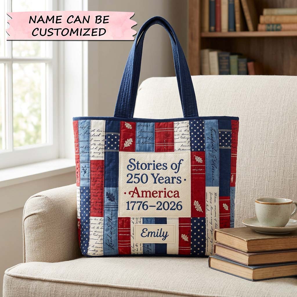 Heritage Stories Quilted Tote Bag QTCUZ GFTOQM3901
