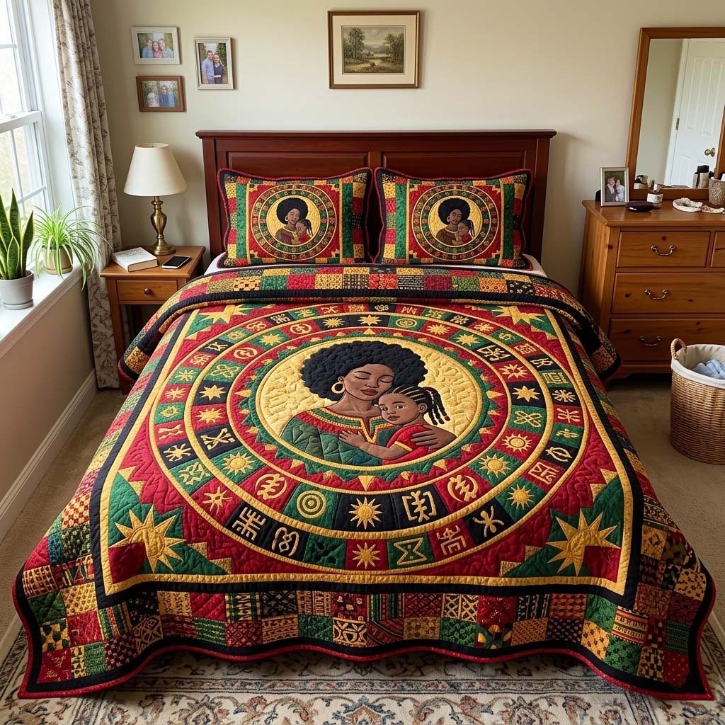 Legacy Bond 3-Piece Quilted Bedding Set GFTOQM4239
