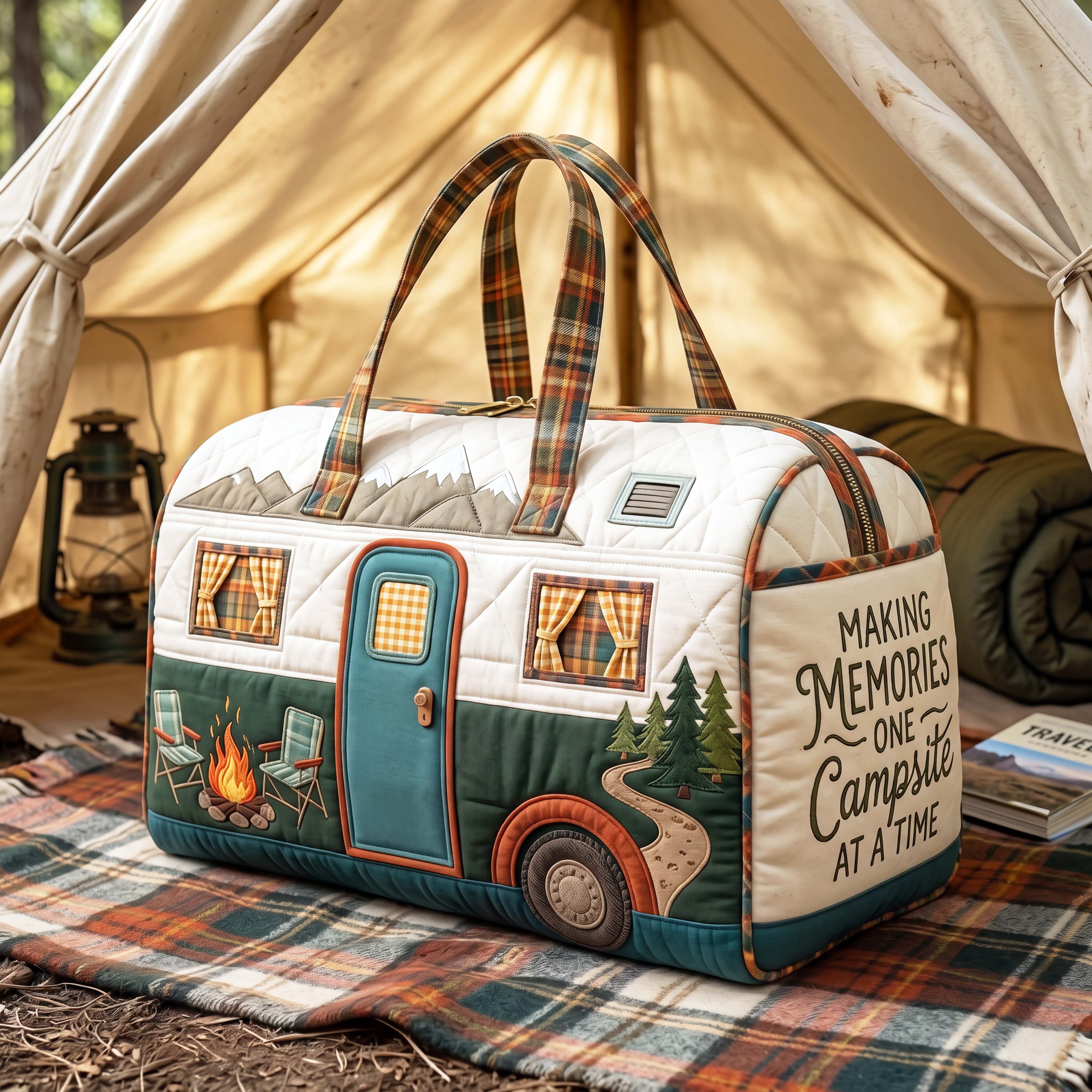 Camp Memories Quilted Duffle Bag GFTOQM4891