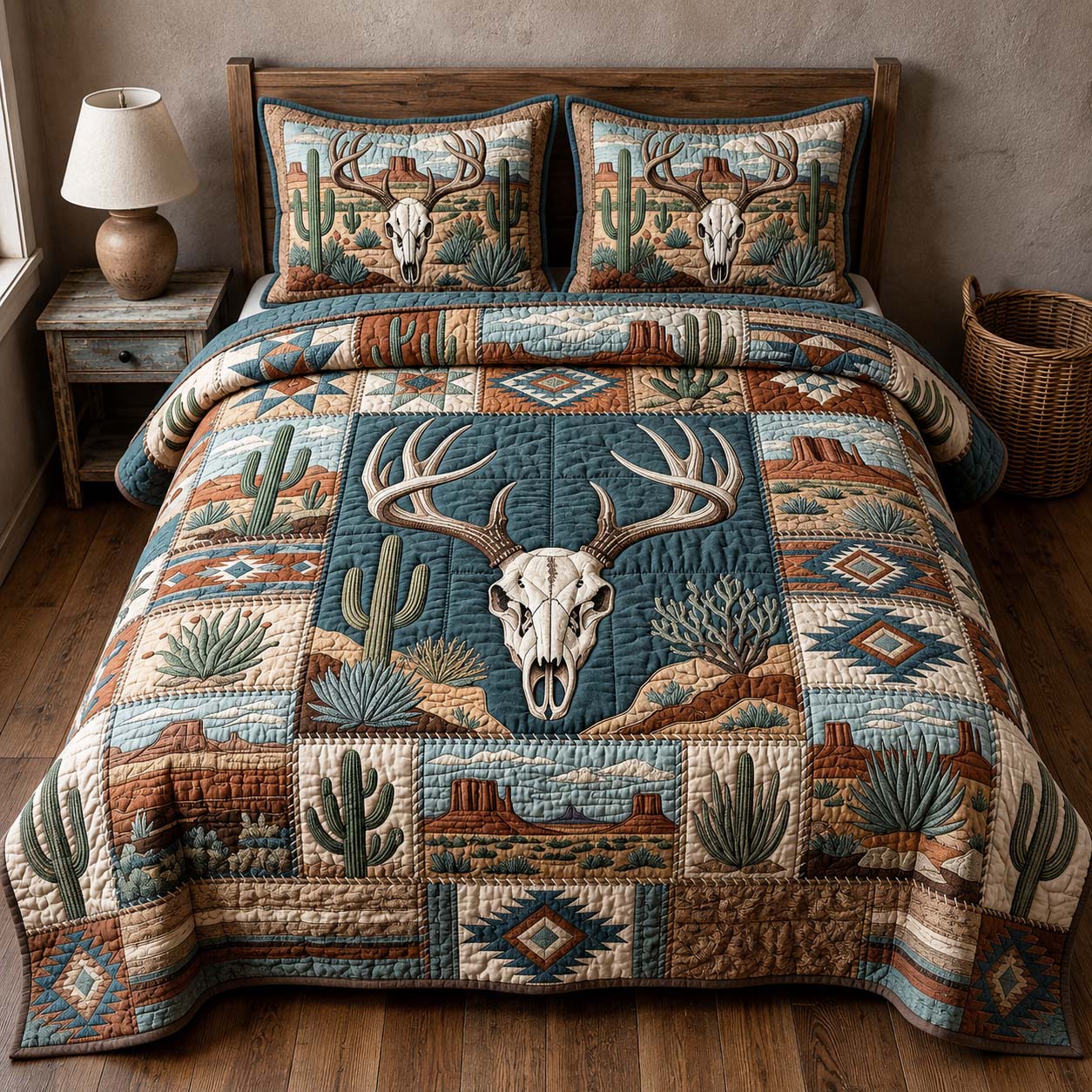 Canyon Spirit 3-Piece Quilted Bedding Set GFTOQM5060