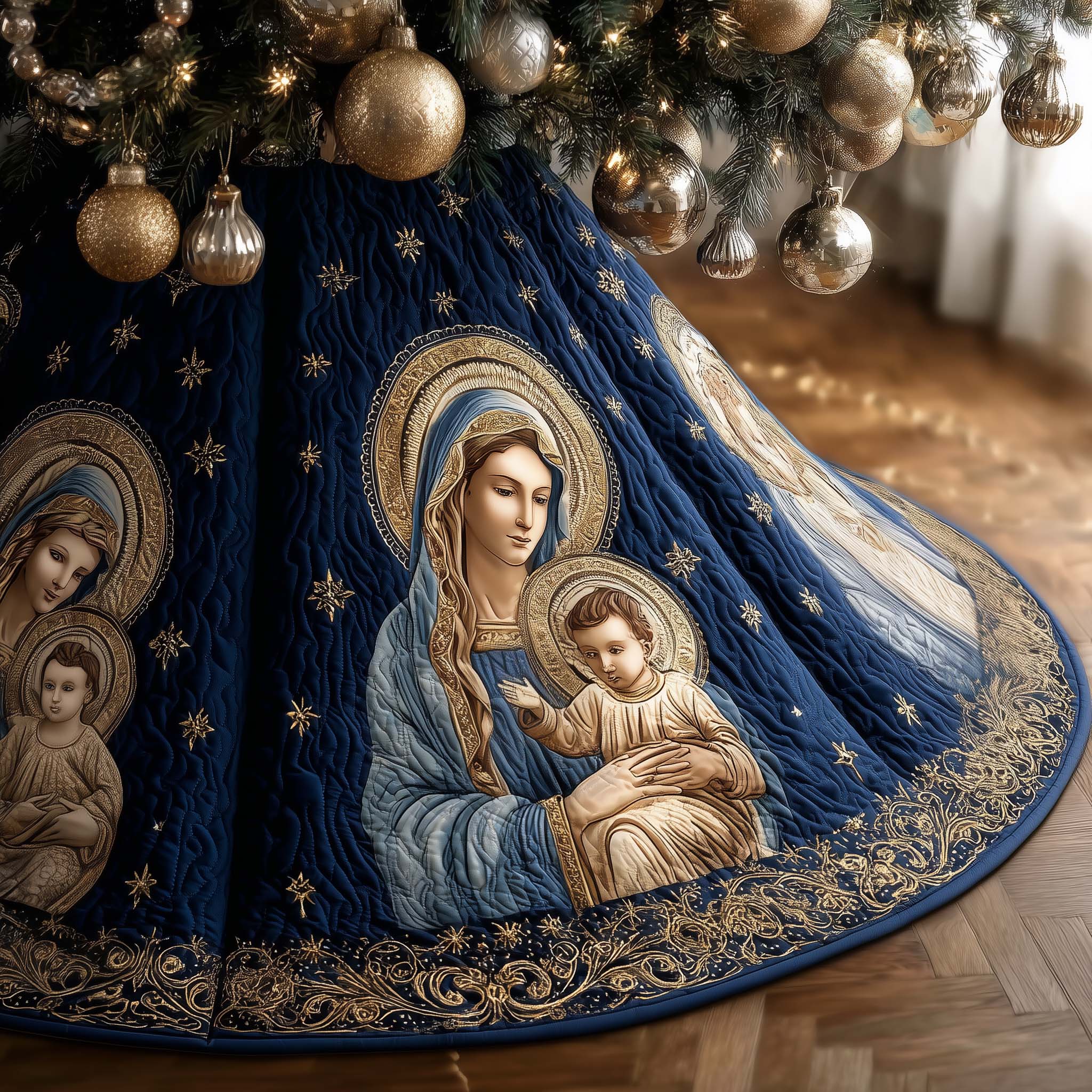 Sacred Grace Quilted Tree Skirt GFTOTG1403