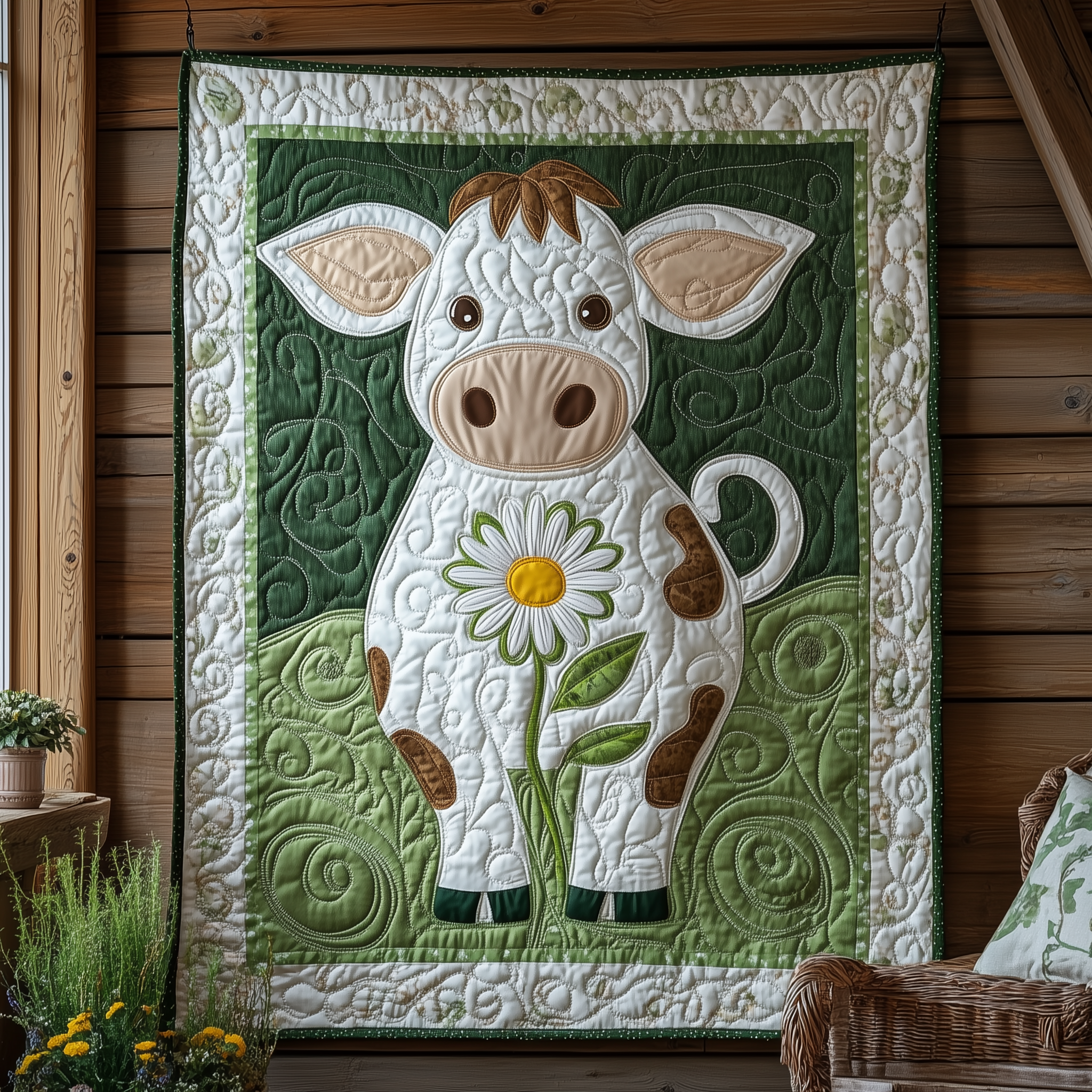 Baby Cow Quilted Blanket GFTOTL1754