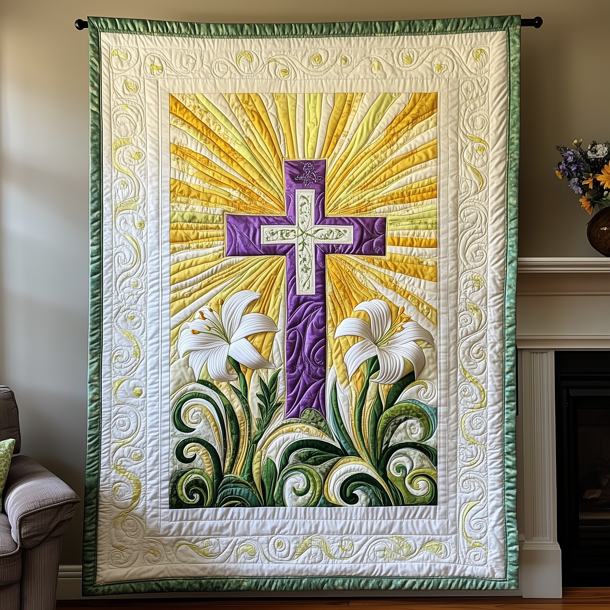 He is Risen Quilted Blanket GFTOTL1843