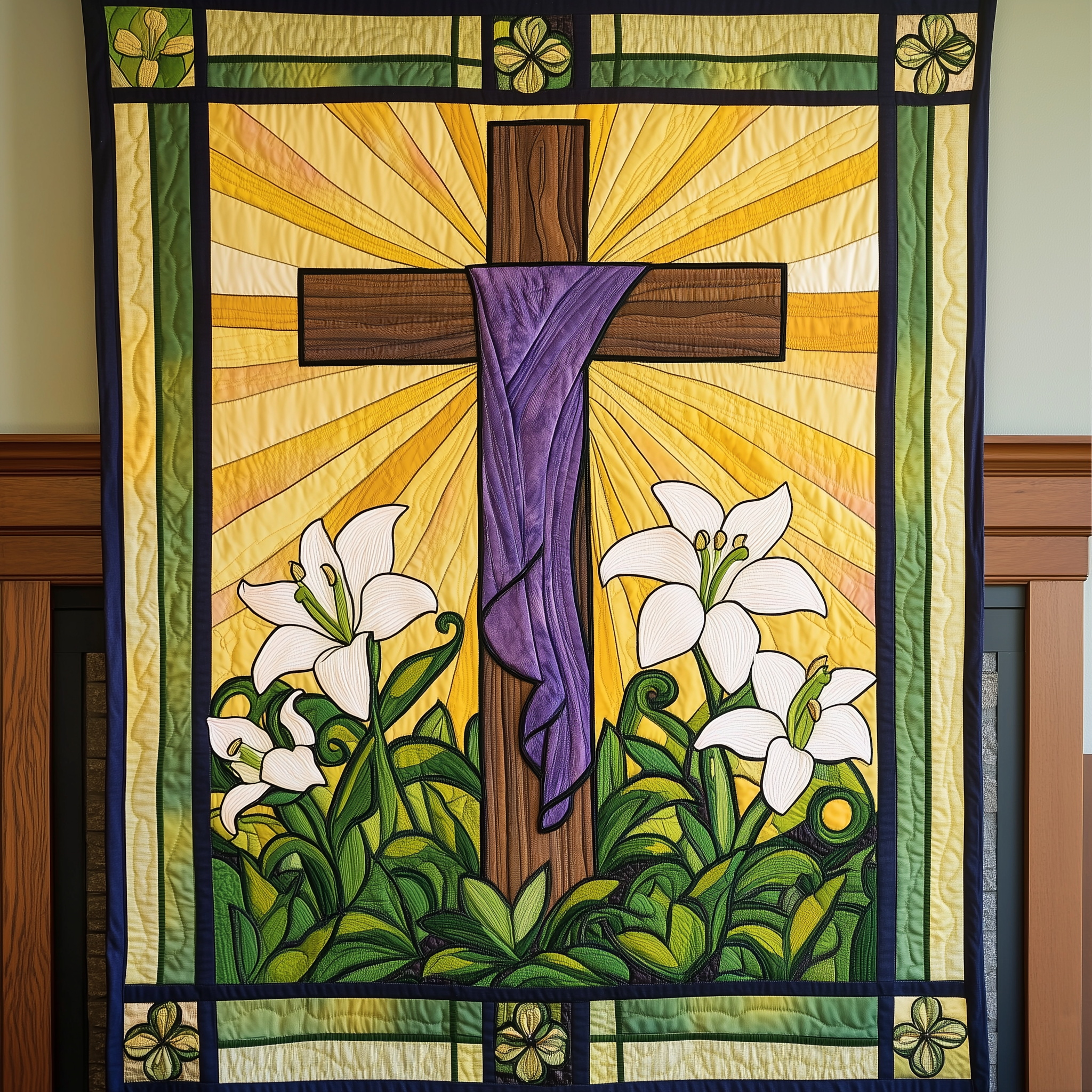 Easter He is Risen Quilted Blanket GFTOTL1848