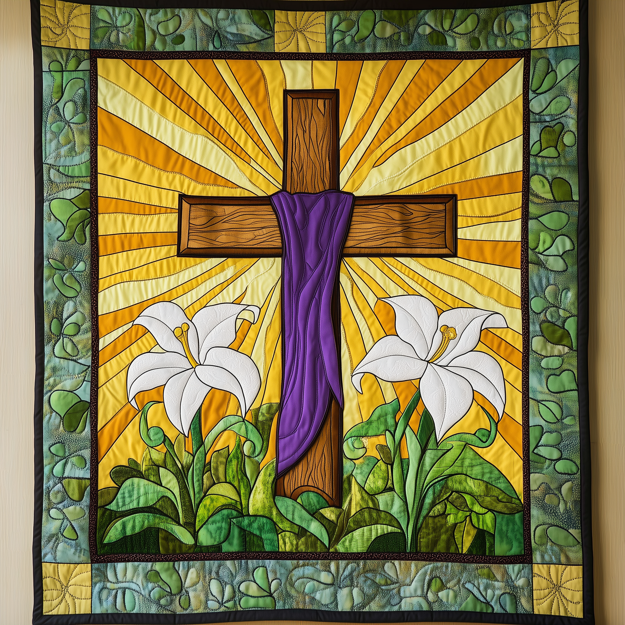 Easter He is Risen Quilted Blanket GFTOTL1849