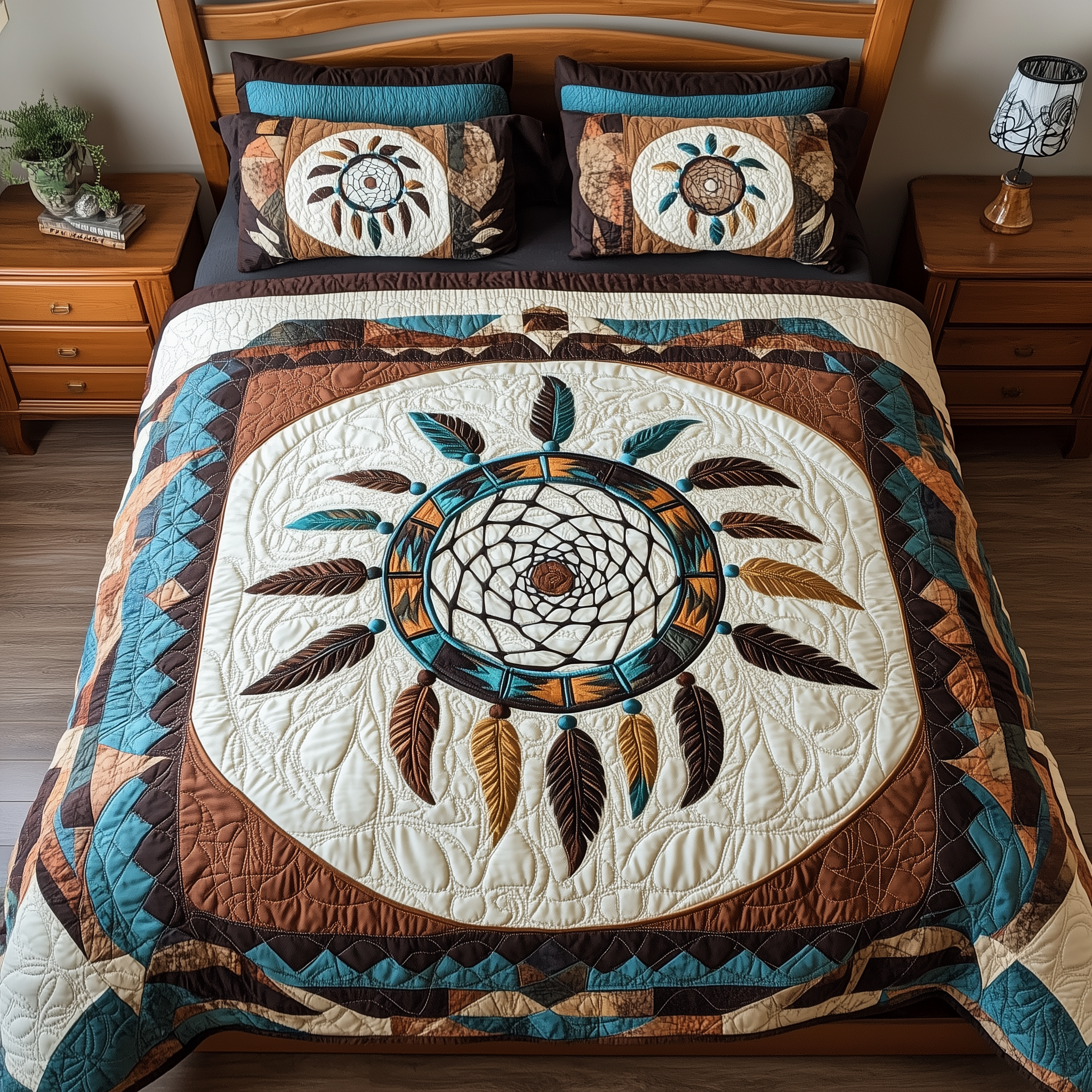 Spirit Guardian 3-Piece Quilted Bedding Set GFTOTL2055