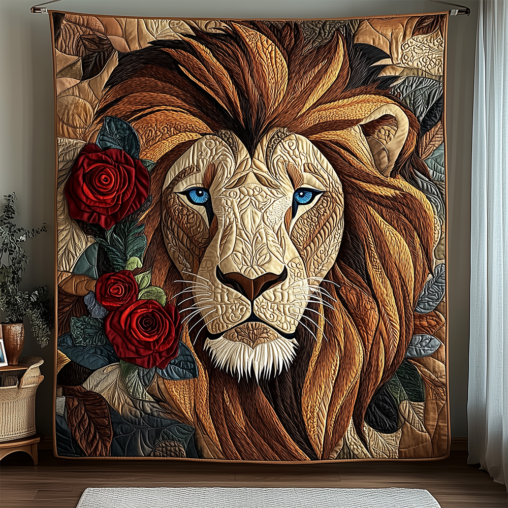 Lion Rose Quilted Blanket GFTOTL2210