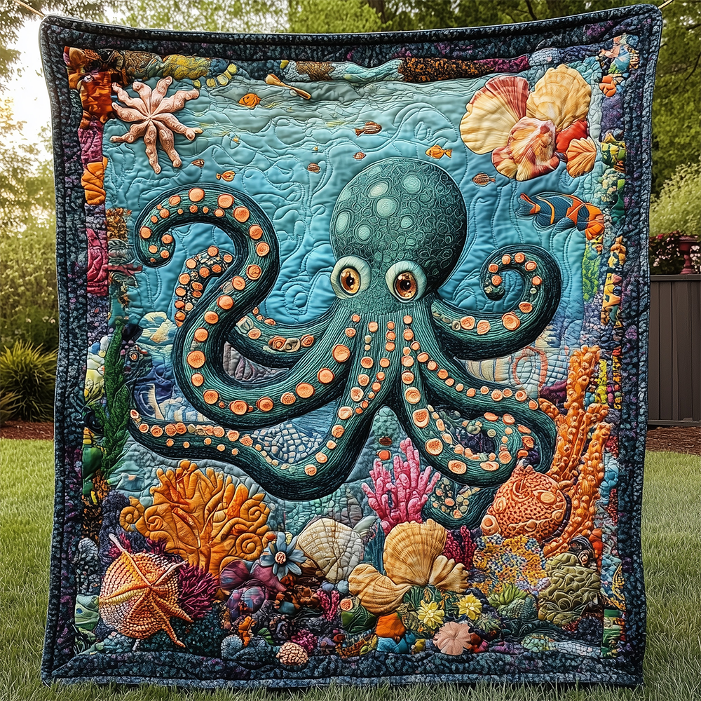 Octopus Quilted Blanket GFTOTL2288
