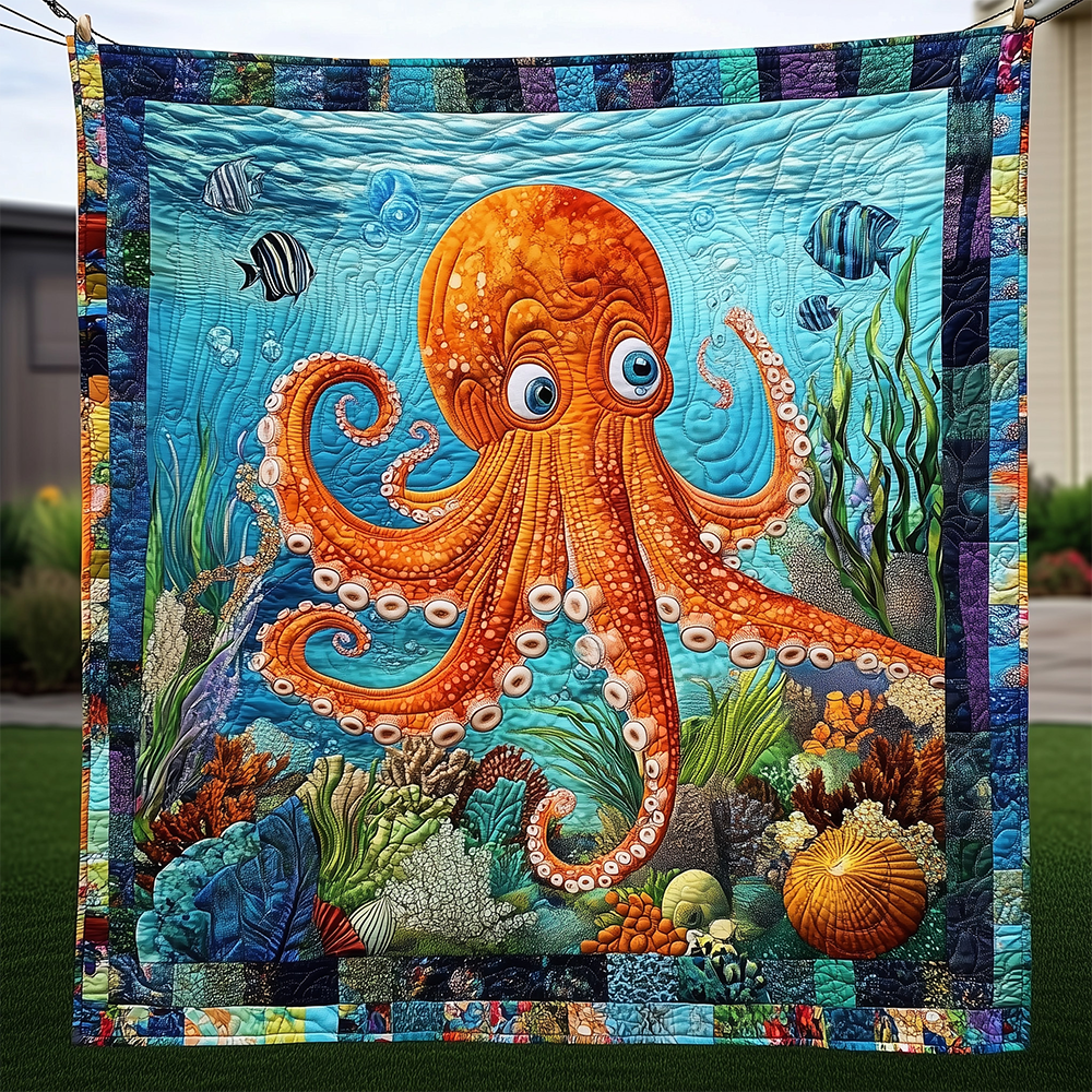 Octopus Quilted Blanket GFTOTL2291