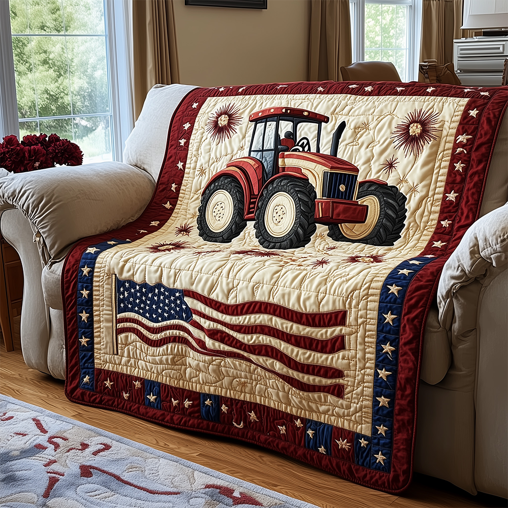 American Tractor Quilted Blanket GFTOTL2460