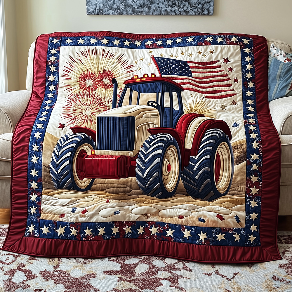 American Tractor Quilted Blanket GFTOTL2463