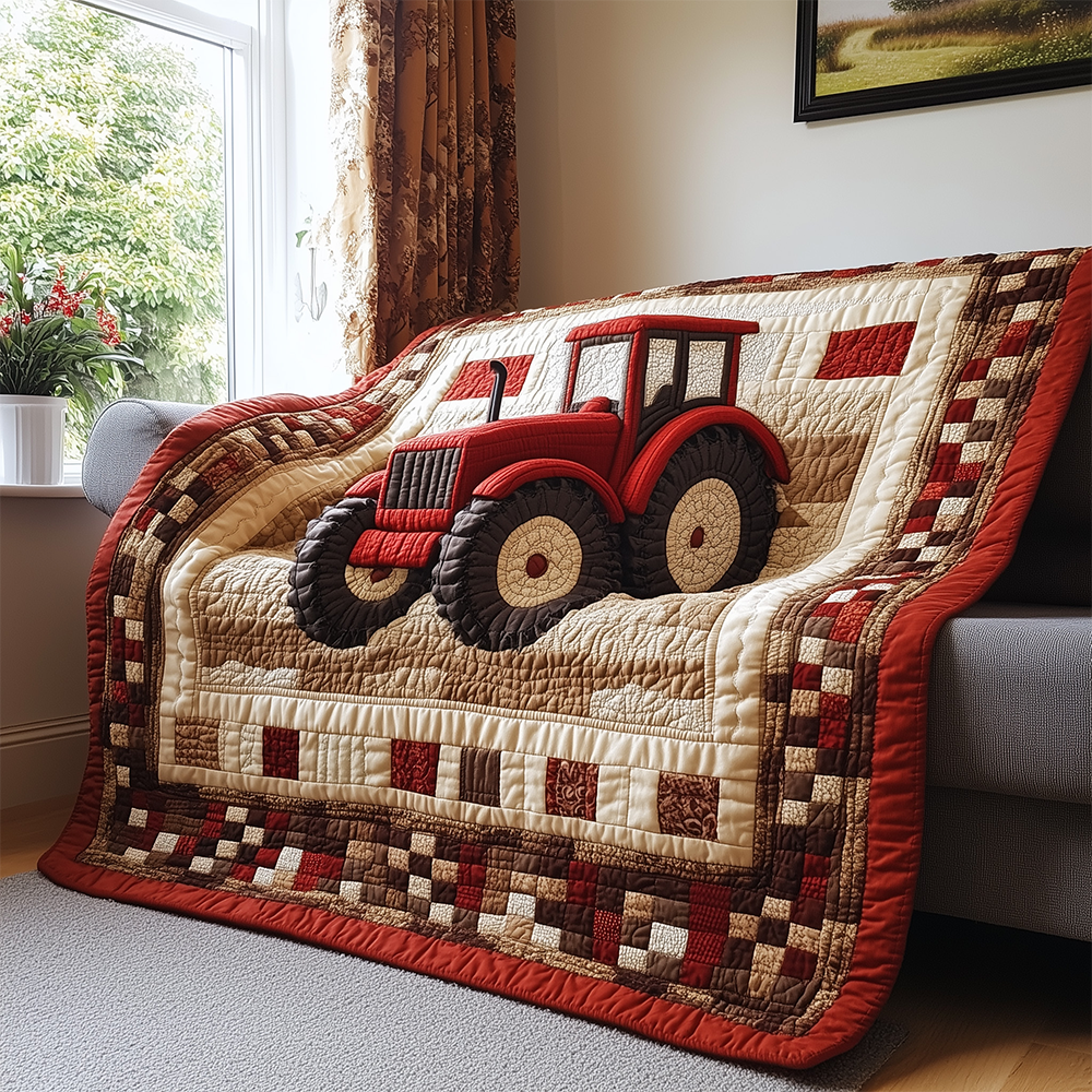 Country Tractor Quilted Blanket GFTOTL2470