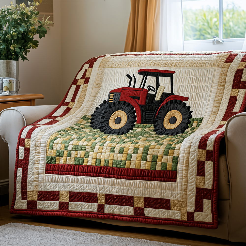 Country Tractor Quilted Blanket GFTOTL2473