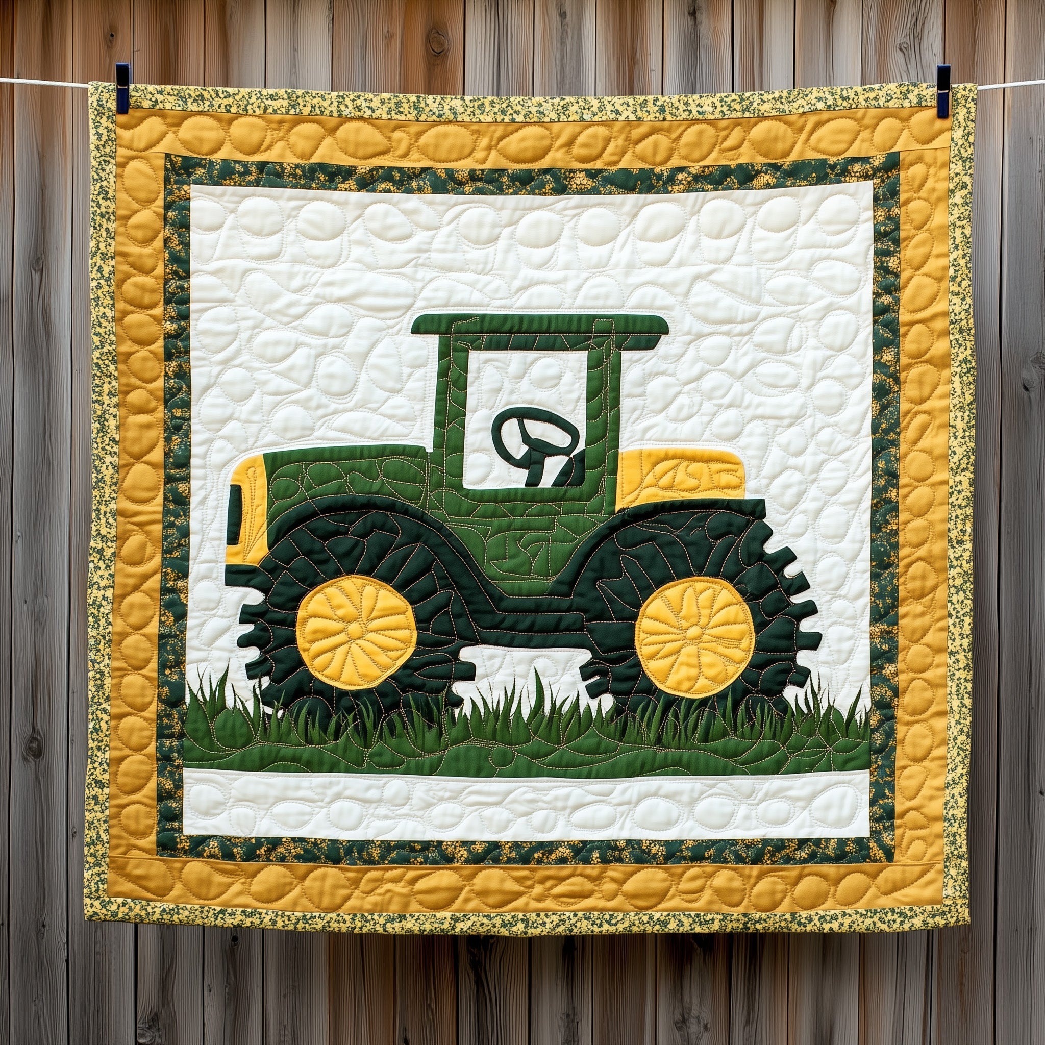 Baby Tractor Quilted Blanket GFTOTL2504