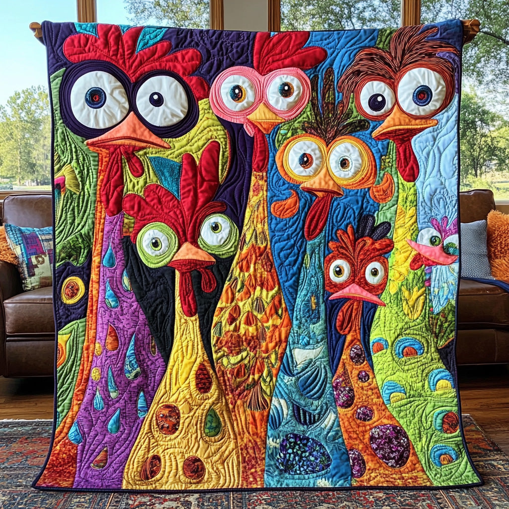 Quirky Farmhouse Quilted Blanket GFTOTL2753