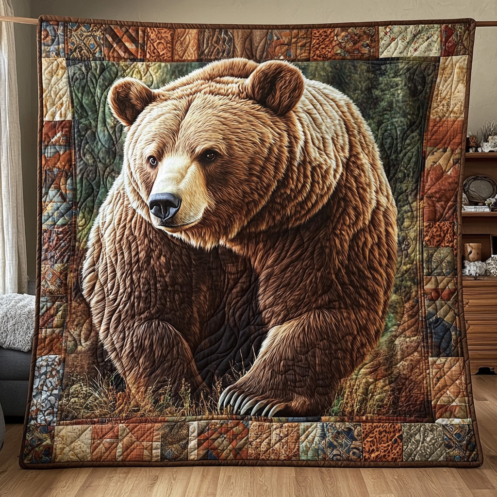 Forest Bear Quilted Blanket GFTOTL2810
