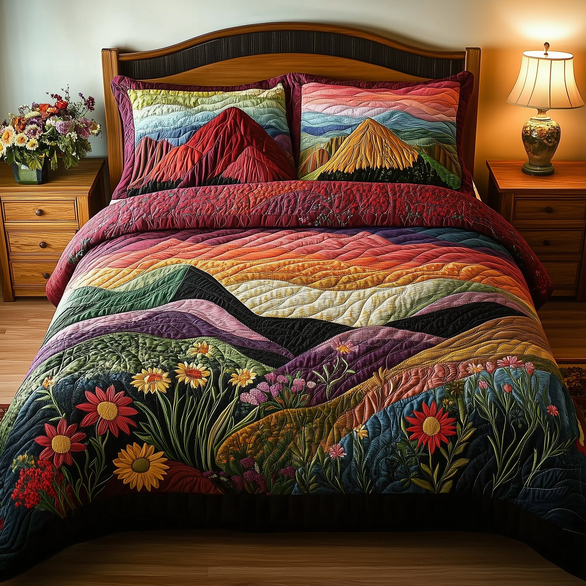 Mountain's Embrace 3-Piece Quilted Bedding Set GFTOTL3039