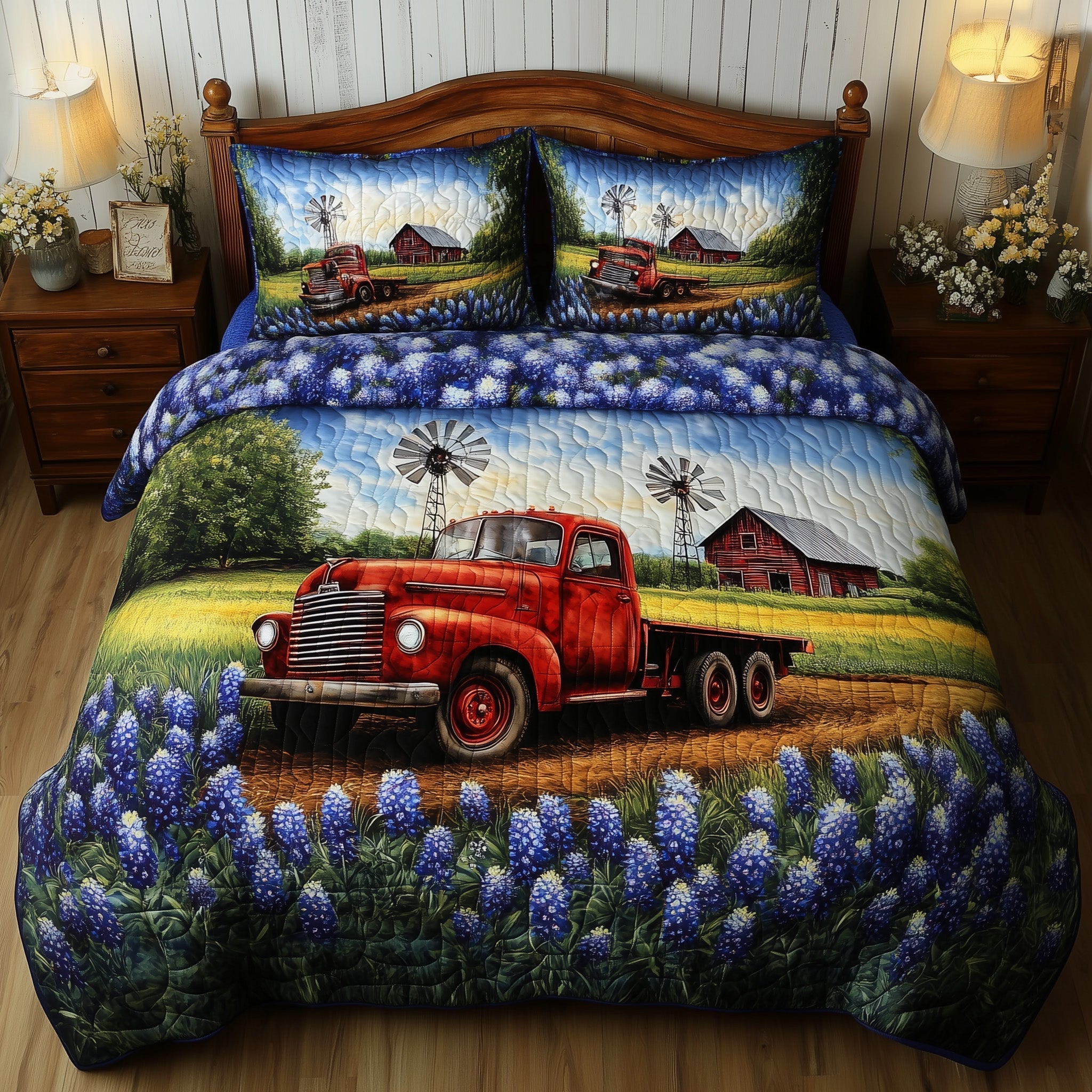 Texas Home 3-Piece Quilted Bedding Set GFTOTL3049