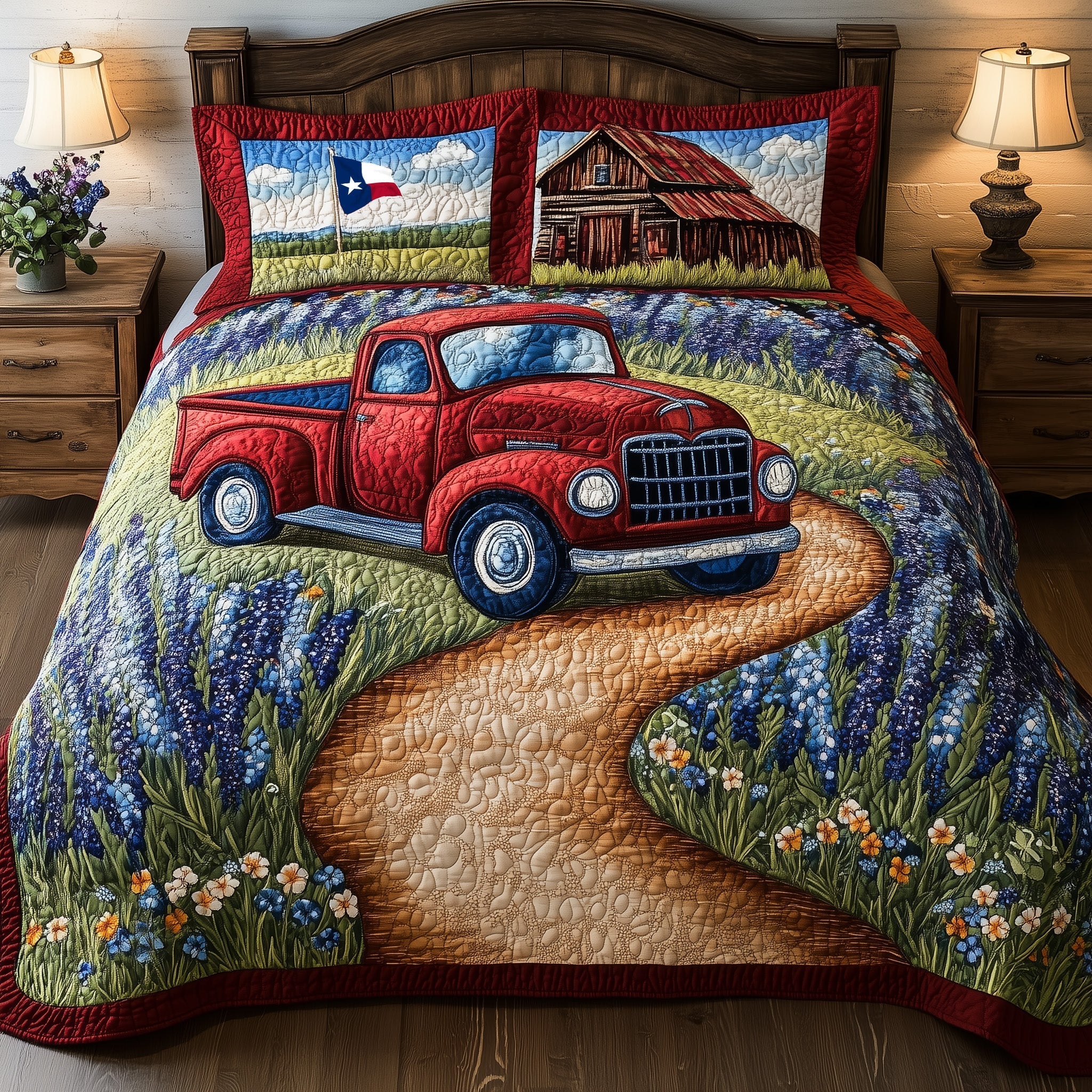 Lone Star 3-Piece Quilted Bedding Set GFTOTL3063