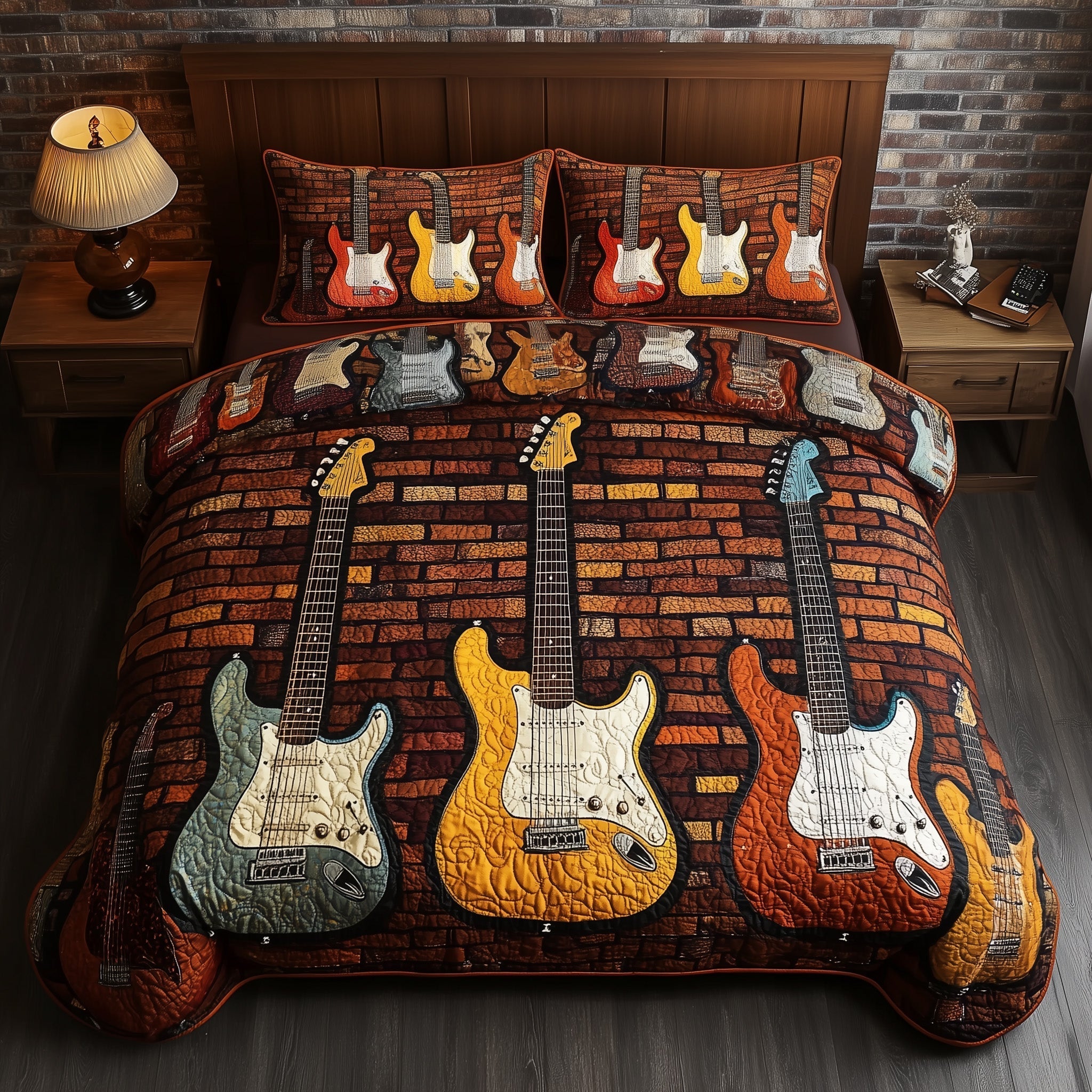 Melody of Soul 3-Piece Quilted Bedding Set GFTOTL3233