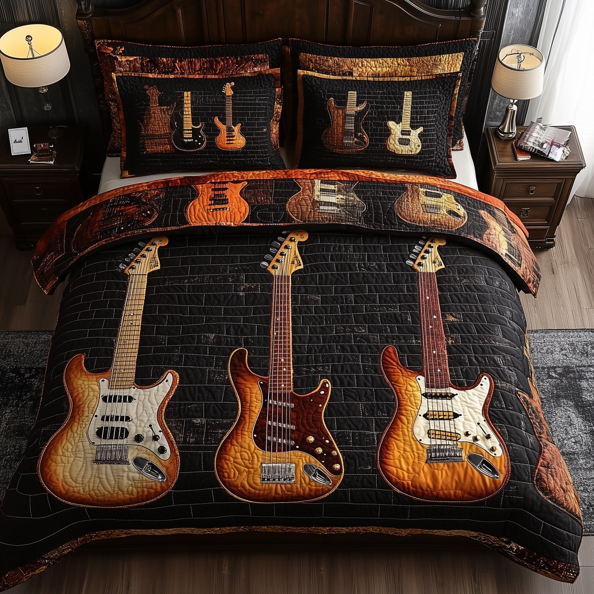 Melody of Soul 3-Piece Quilted Bedding Set GFTOTL3236