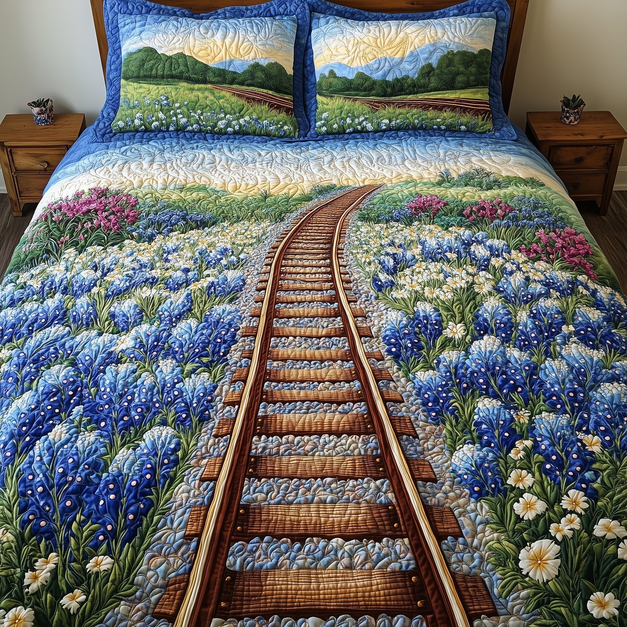 Tracks of Texas 3-Piece Quilted Bedding Set GFTOTL3688