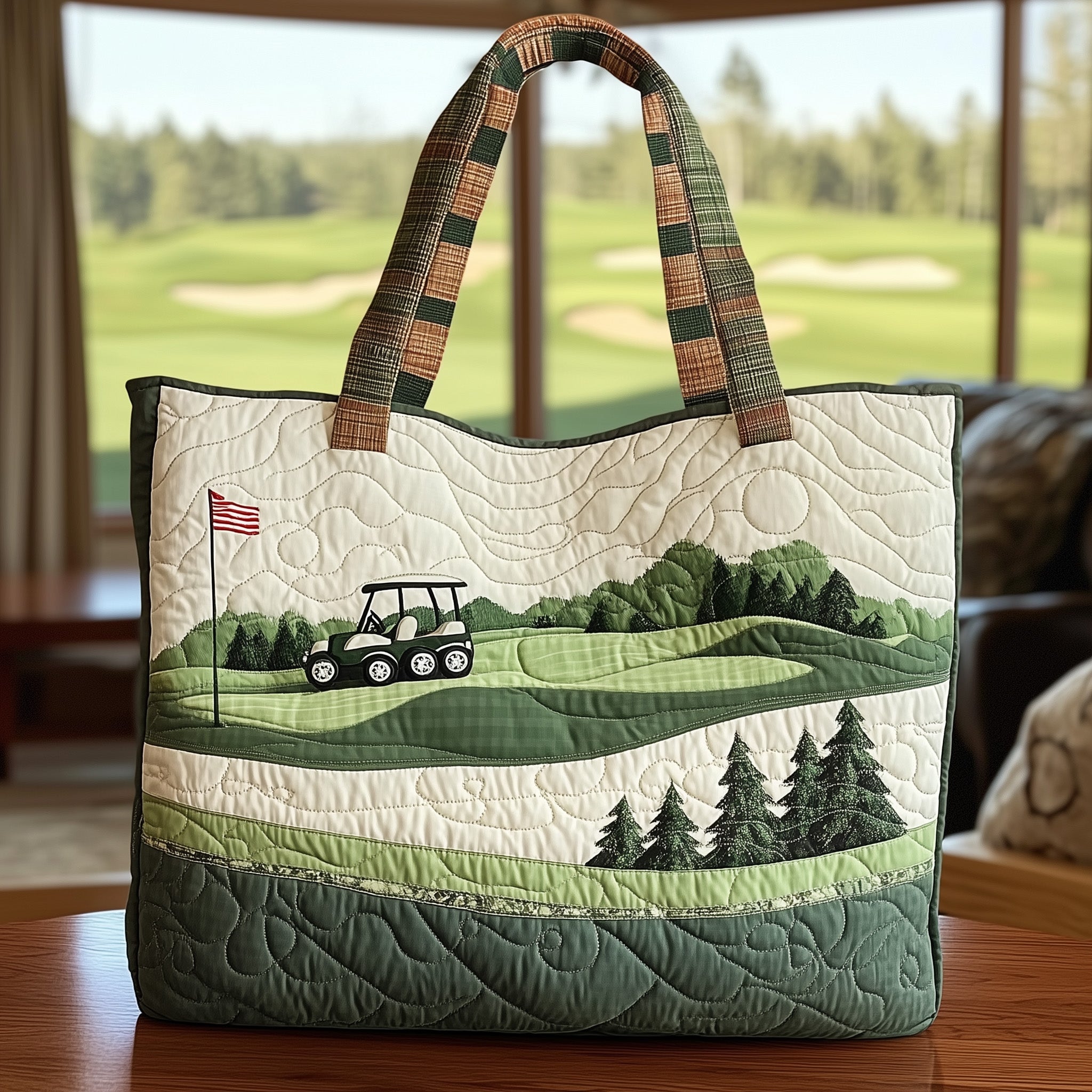 Fairway Dream Quilted Tote Bag GFTOTL3722